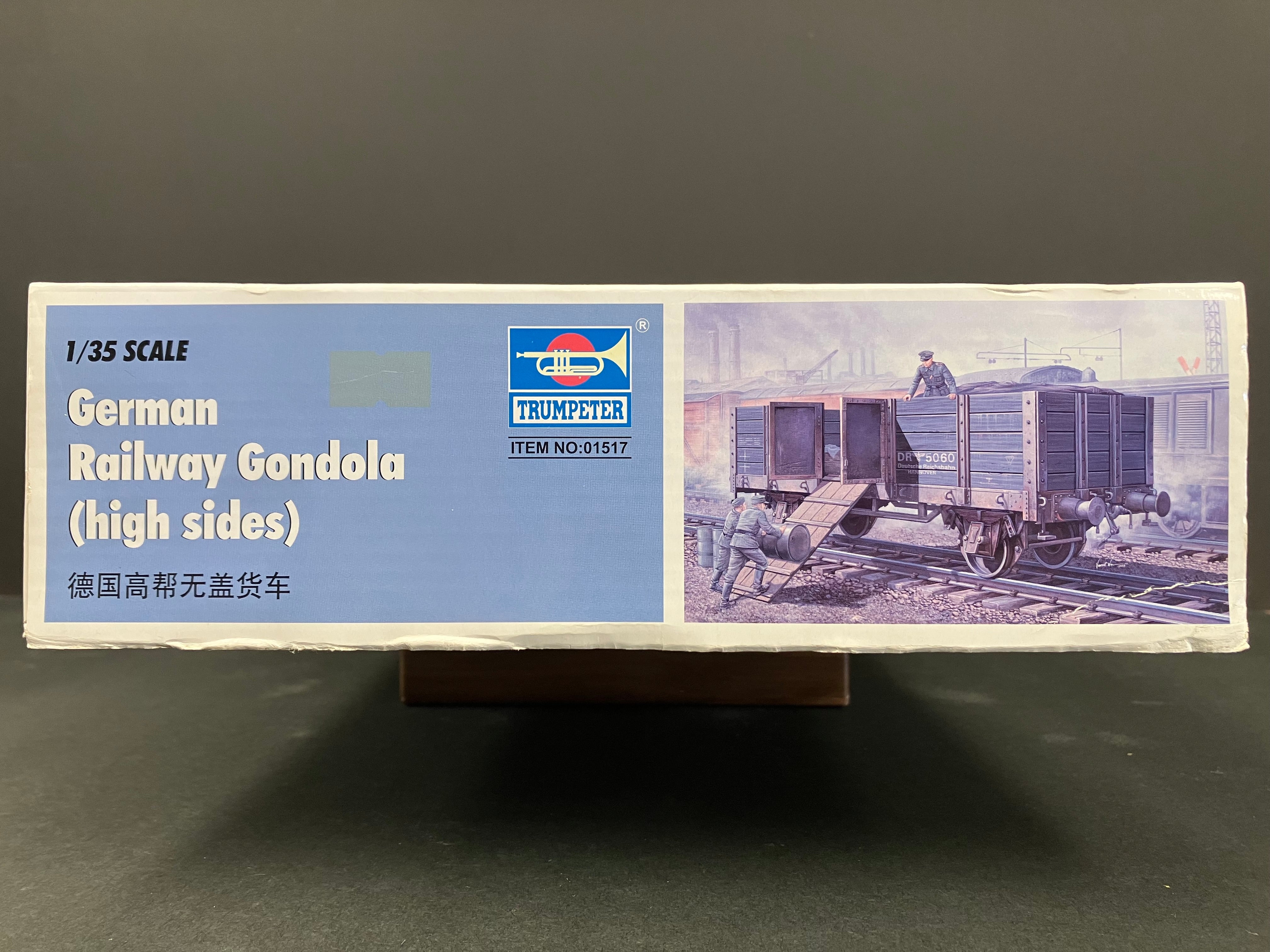 Armor Series No. 01517 1/35 Scale German Railway Gondola (High Sides)