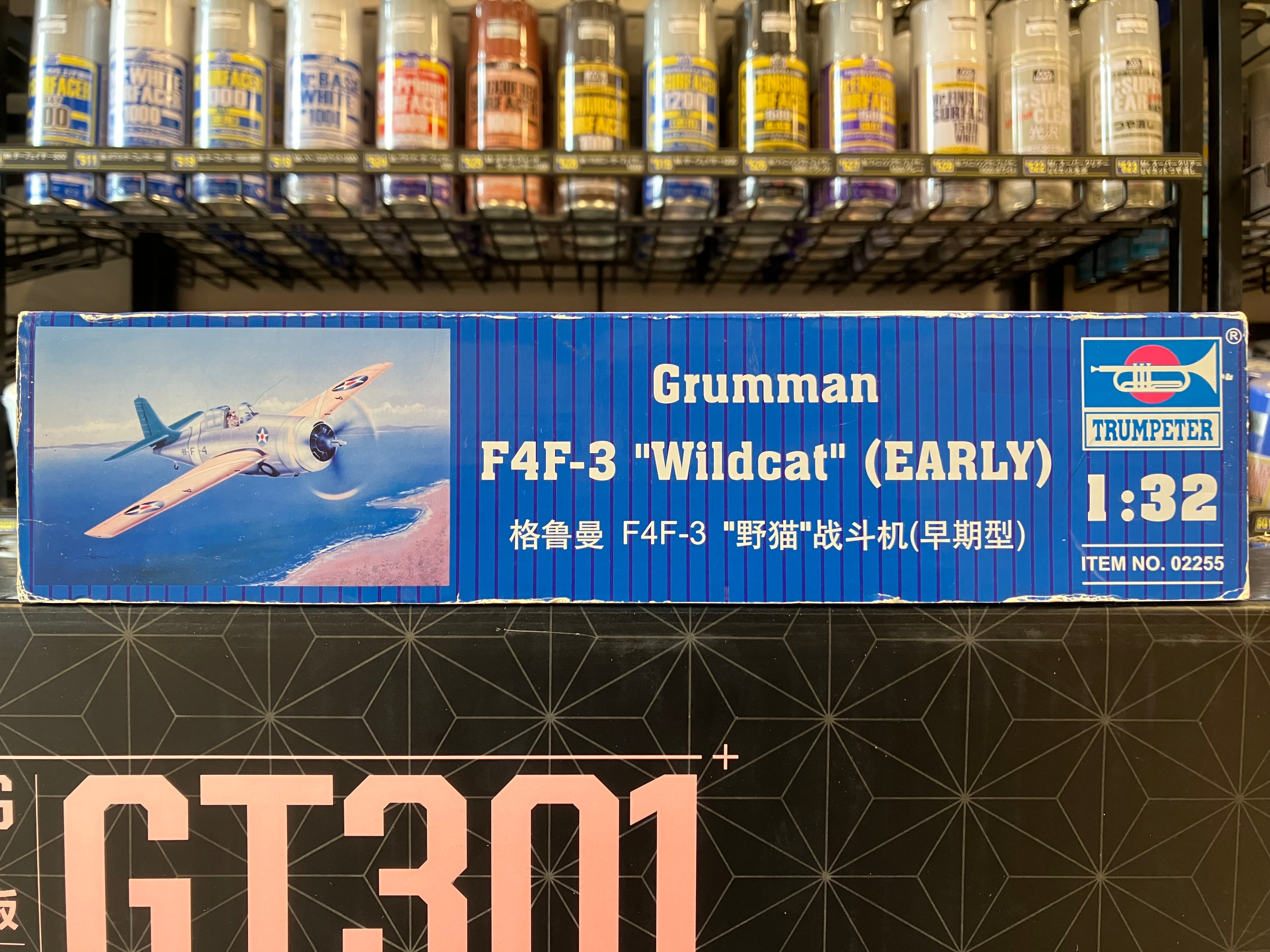 Plane Series No. 02255 1/32 Scale Grumman F4F- 3 “Wildcat” (Early Type) ~ Year 1941 Version