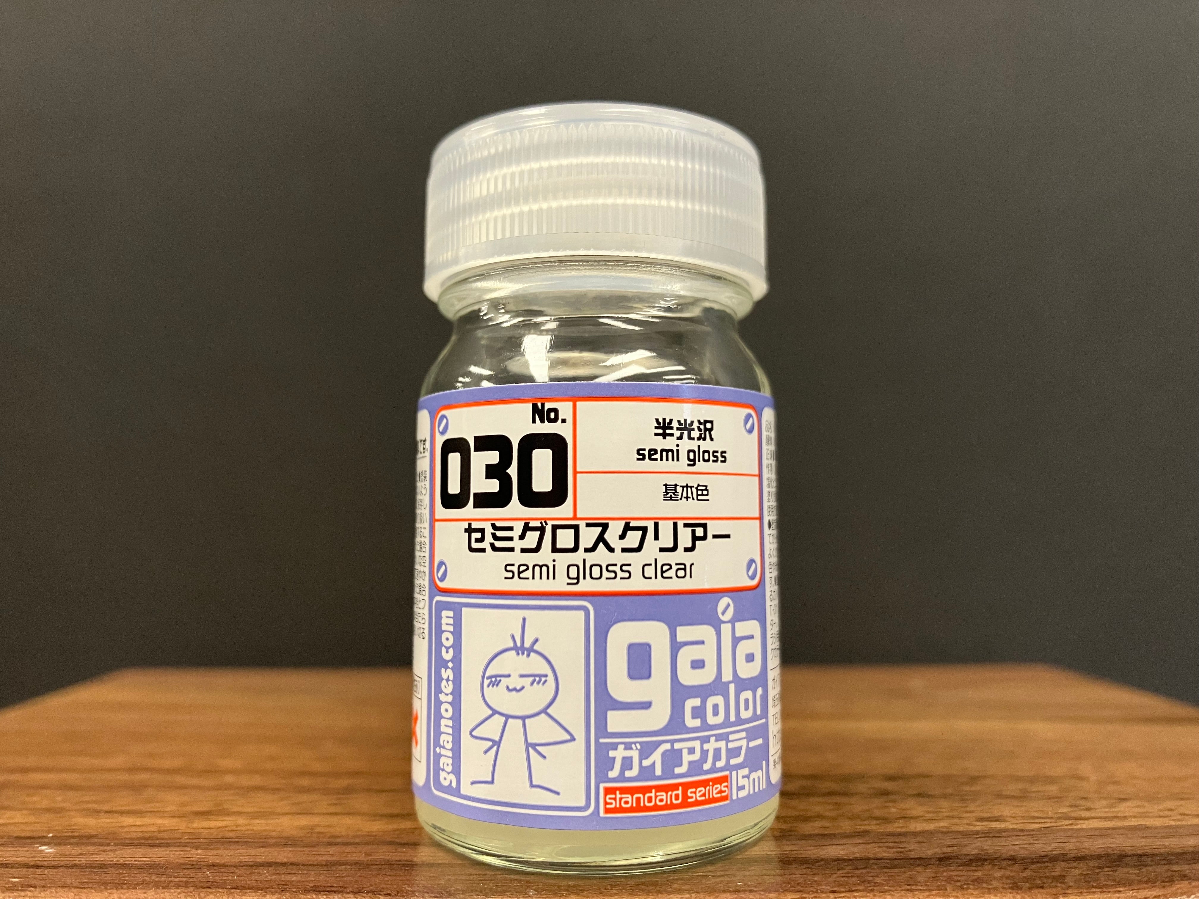 Semi Gloss Transparent Semi Gloss Clear 030 半光澤: 半光澤透明 基本色