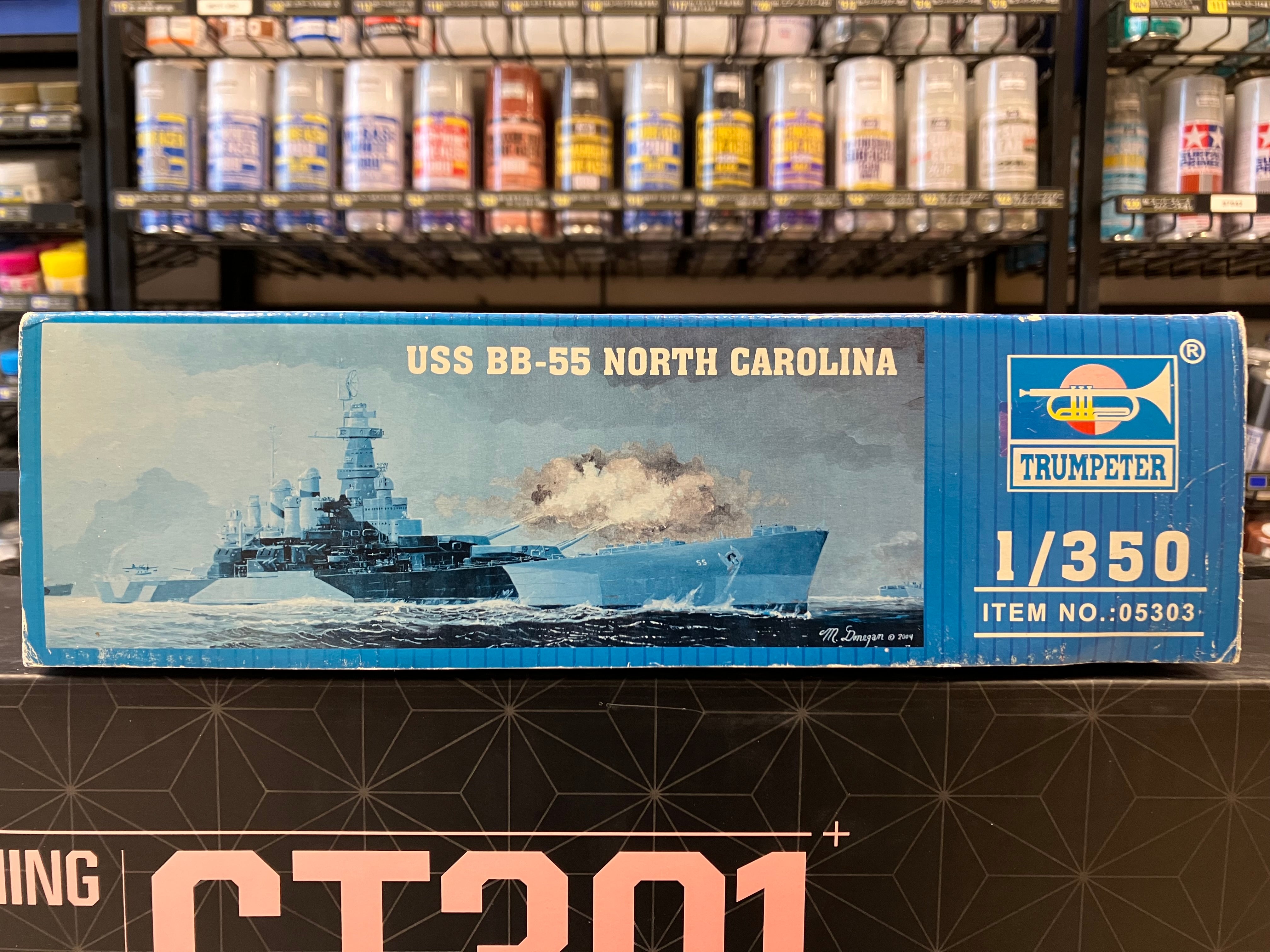 Ship Series No. 05303 1/350 Scale USS North Carolina (BB-55) Battleship ~ Year 1944 Version