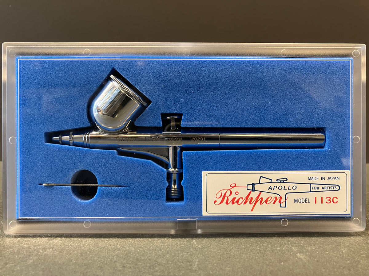 Apollo Series Gravity Feed 0.3 mm Dual Action Airbrush 113C