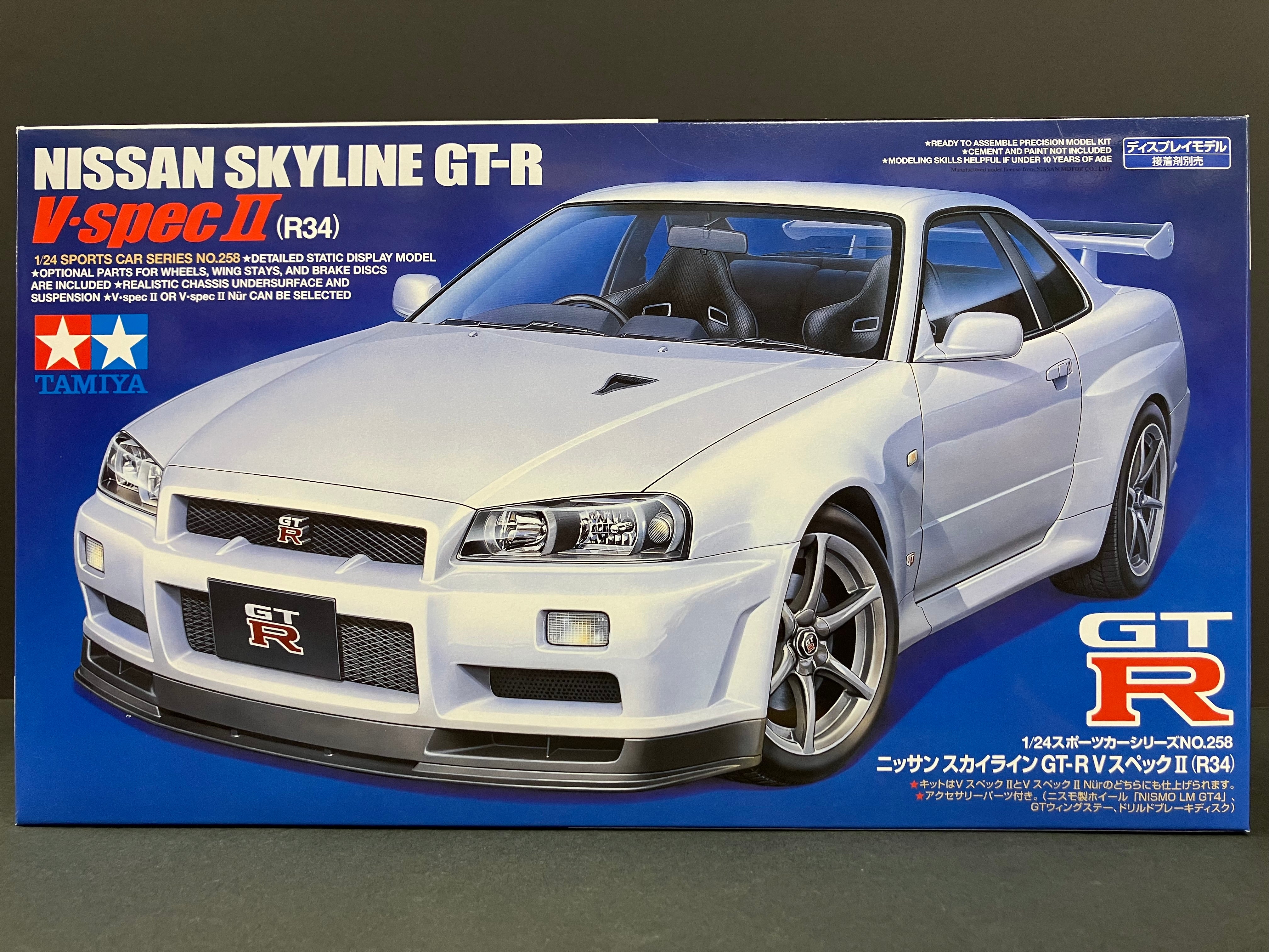 No. 258 Nissan Skyline GT-R R34 V-Spec II BNR34