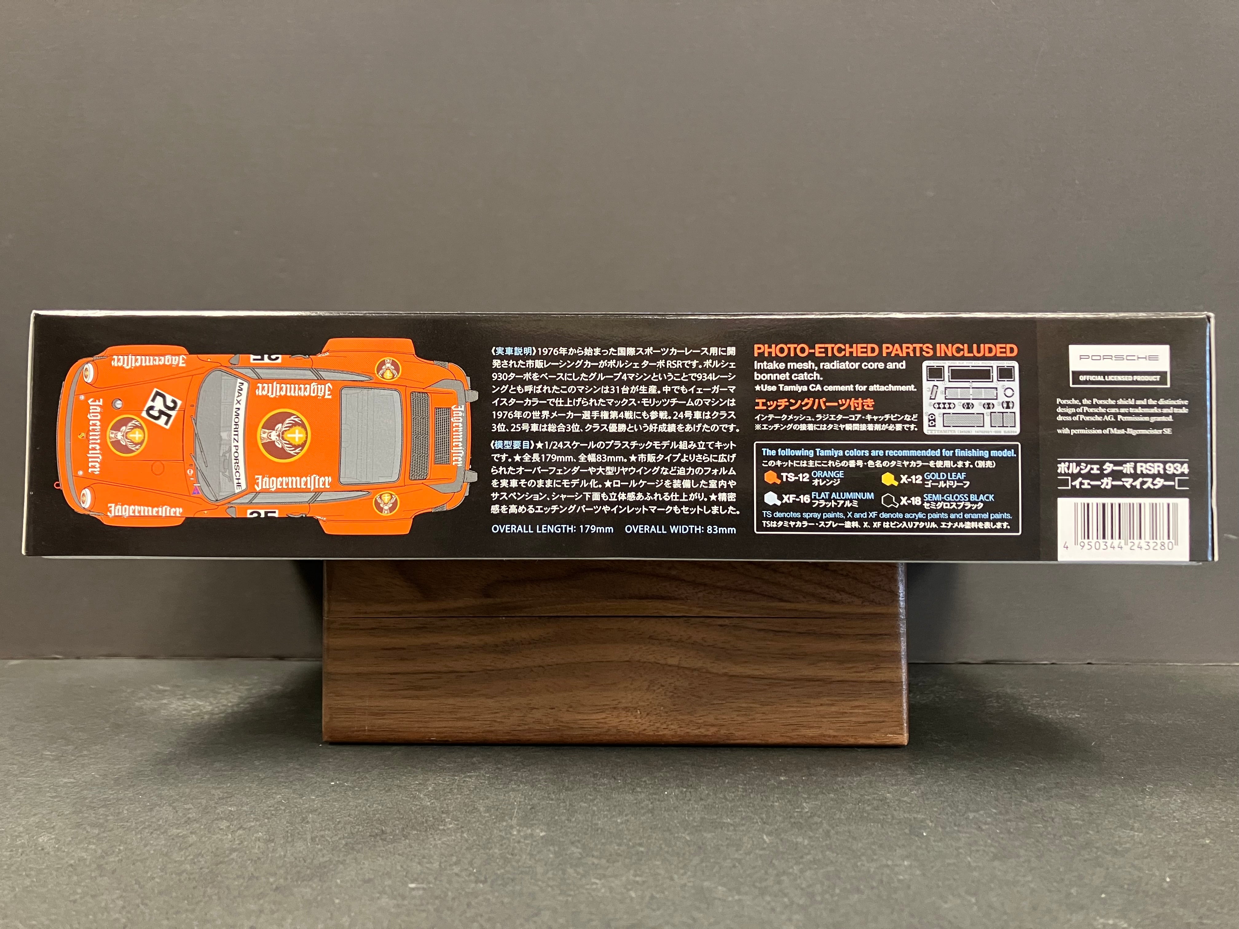 No. 328 Porsche Turbo RSR Type 934 Jägermeister (Photo-etched parts included) ~ Year 1976 World Championship for Makes Entrant Version