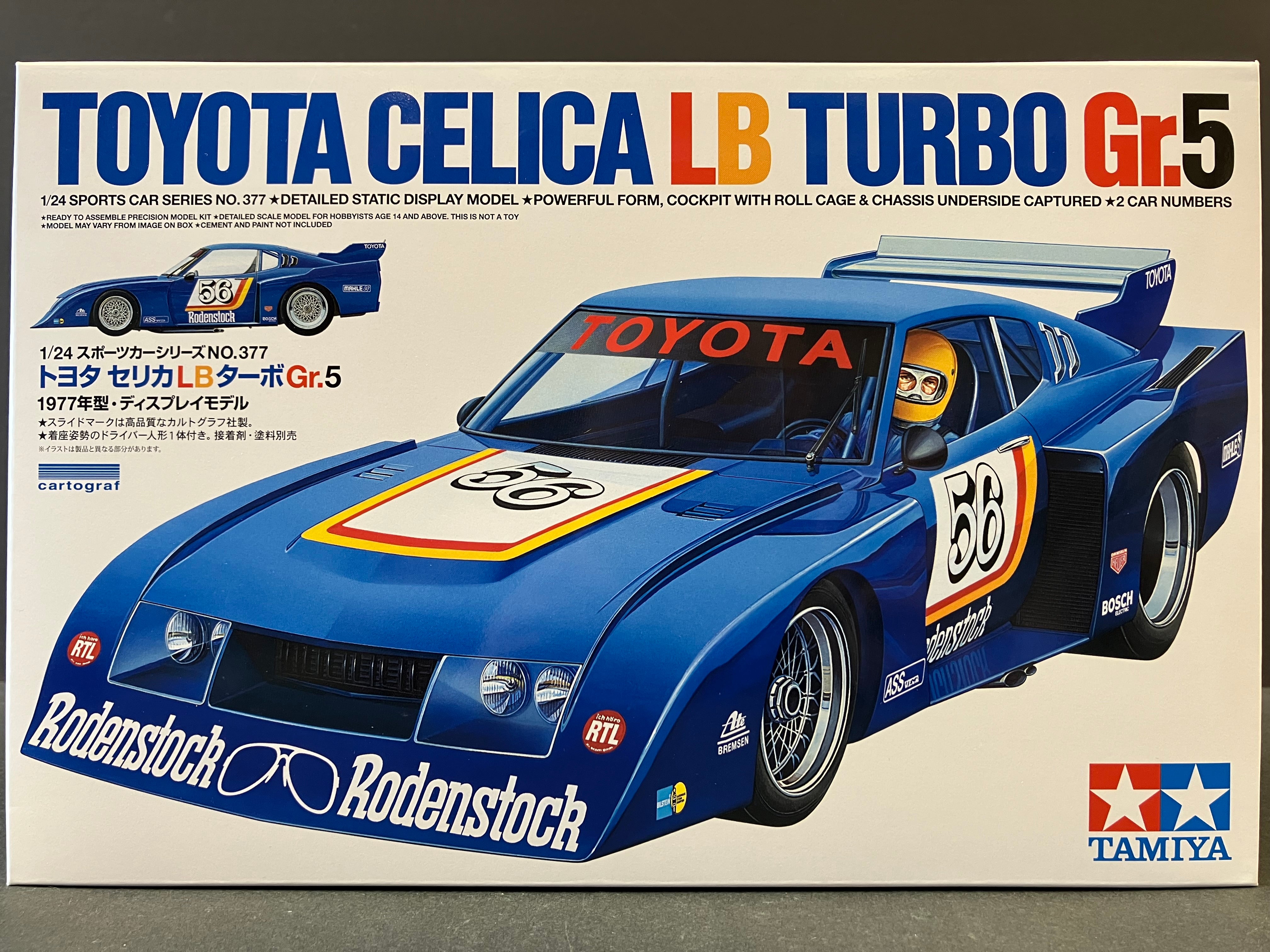 No. 377 Toyota Celica LB Turbo Group 5 ~ Year 1977 German Racing Car Championship (DRM) Version