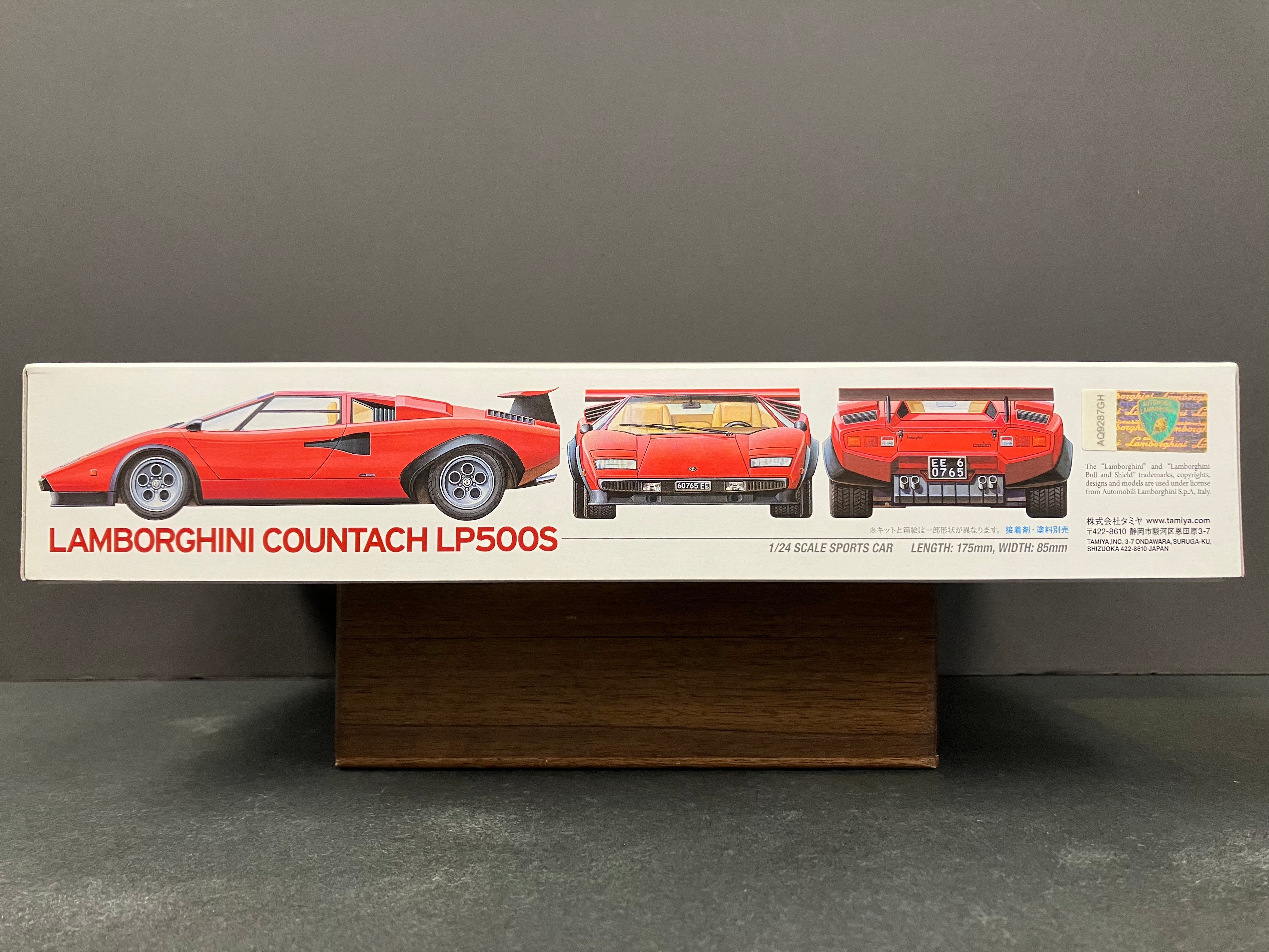 No. 419 Lamborghini Countach LP500 S ~ Red Body with Clear Coat