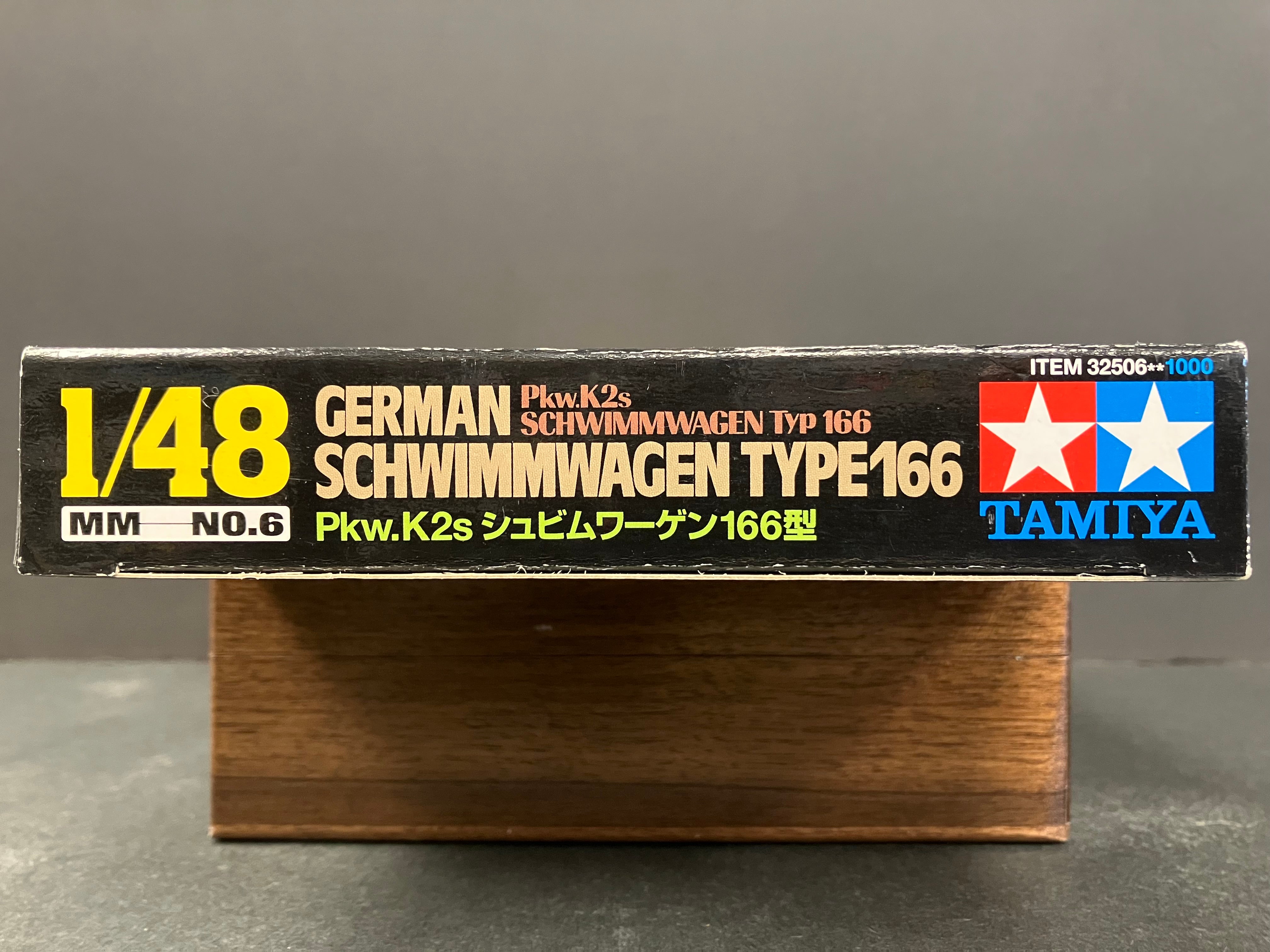 1/48 Scale Military Miniature Series: No. 6 Pkw.K2s German Schwimmwagen Type 166