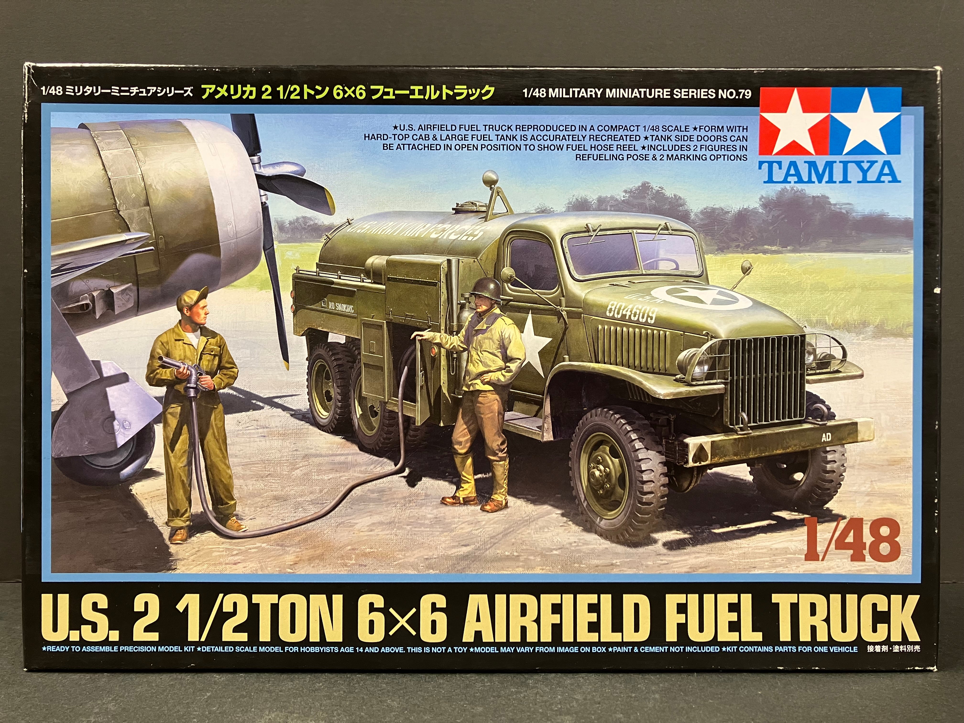 1/48 Scale Military Miniature Series: No. 79 U.S. 2 1/2 Ton 6 x 6 Airfield Fuel Truck