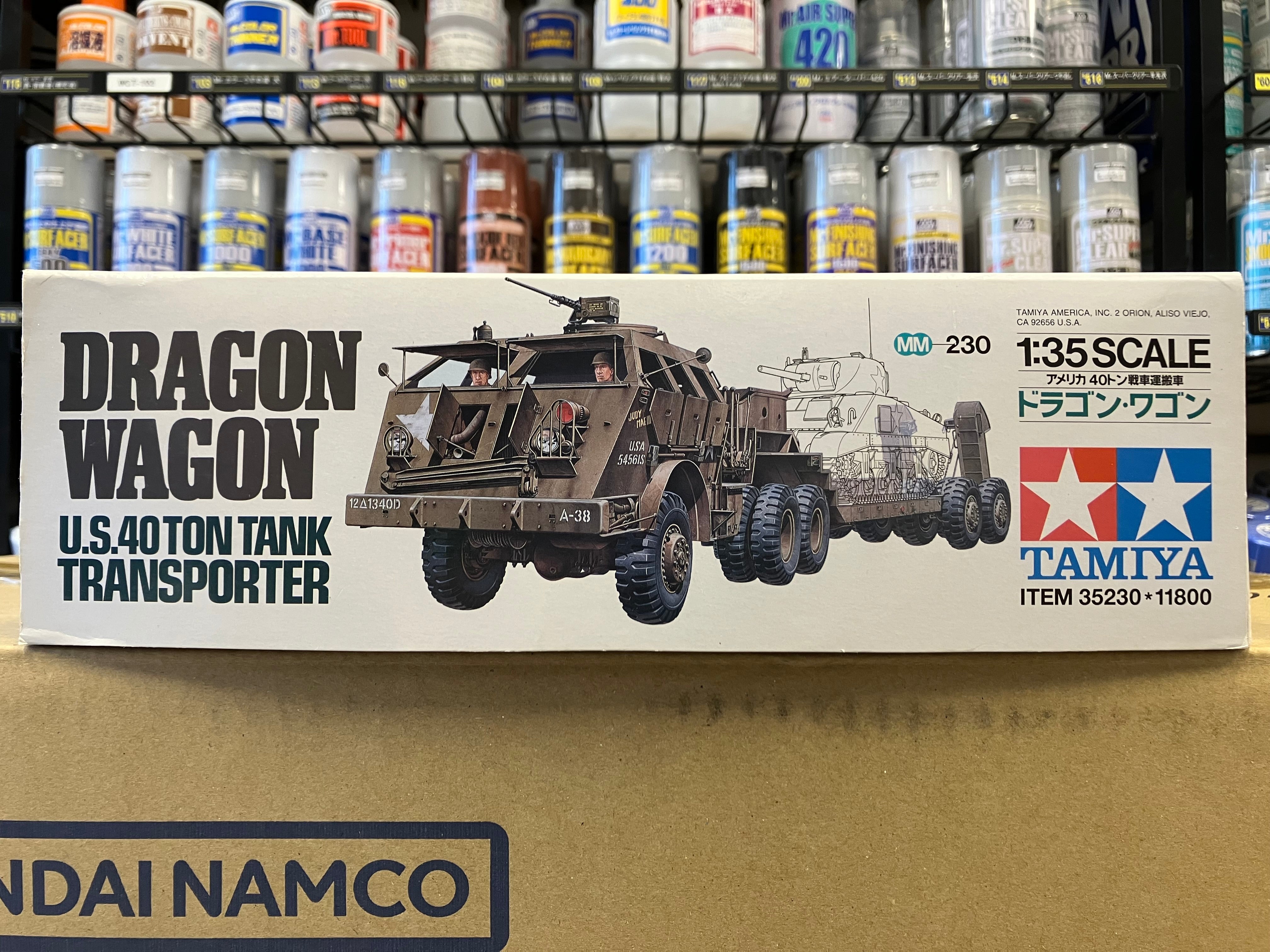 1/35 Scale Military Miniature Series: No. 230 Dragon Wagon U.S. 40 Ton Tank Transporter