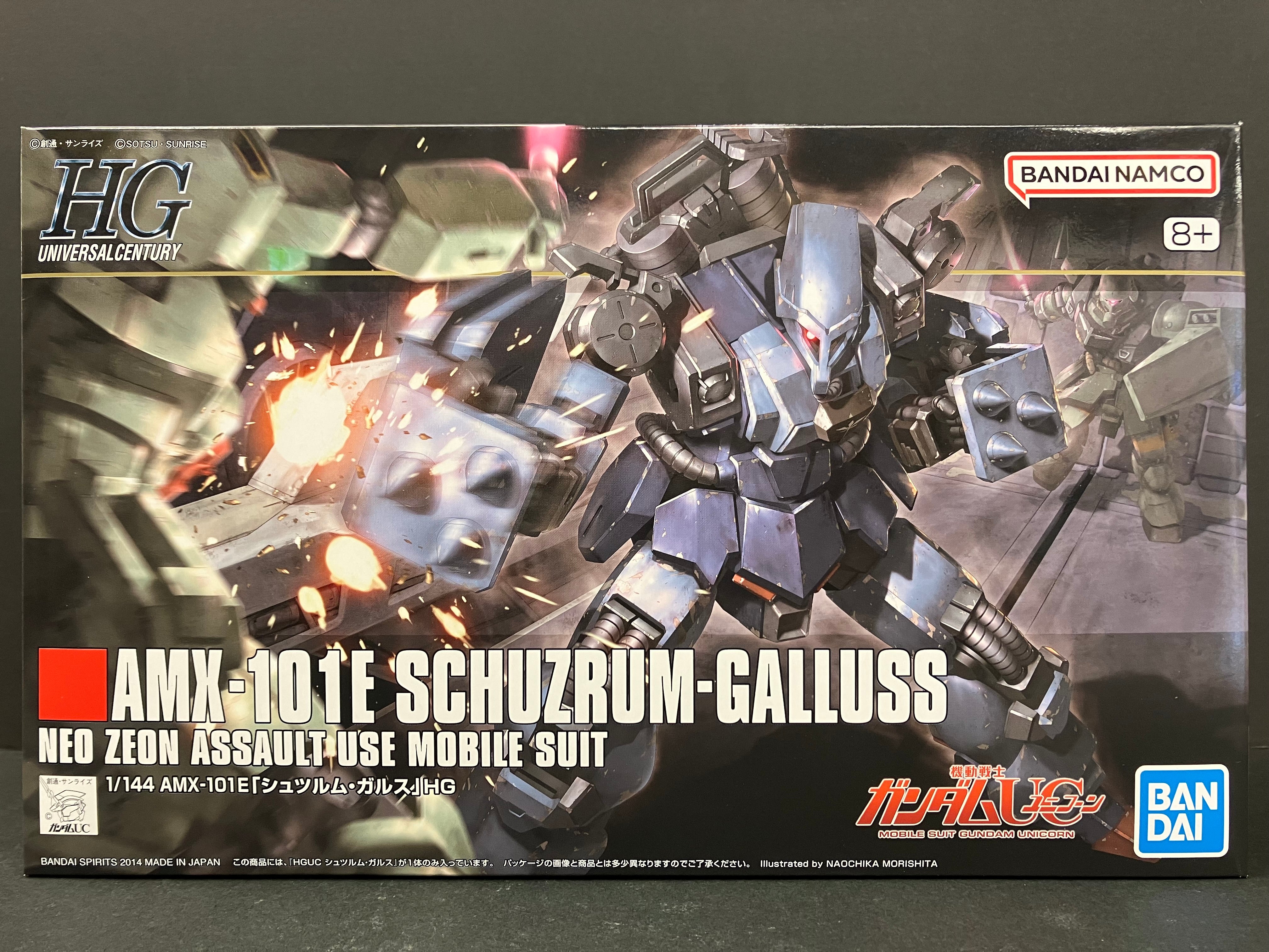 HGUC 1/144 No. 183 AMX-101E Schuzrum-Galluss Neo Zeon Assault Use Mobile Suit