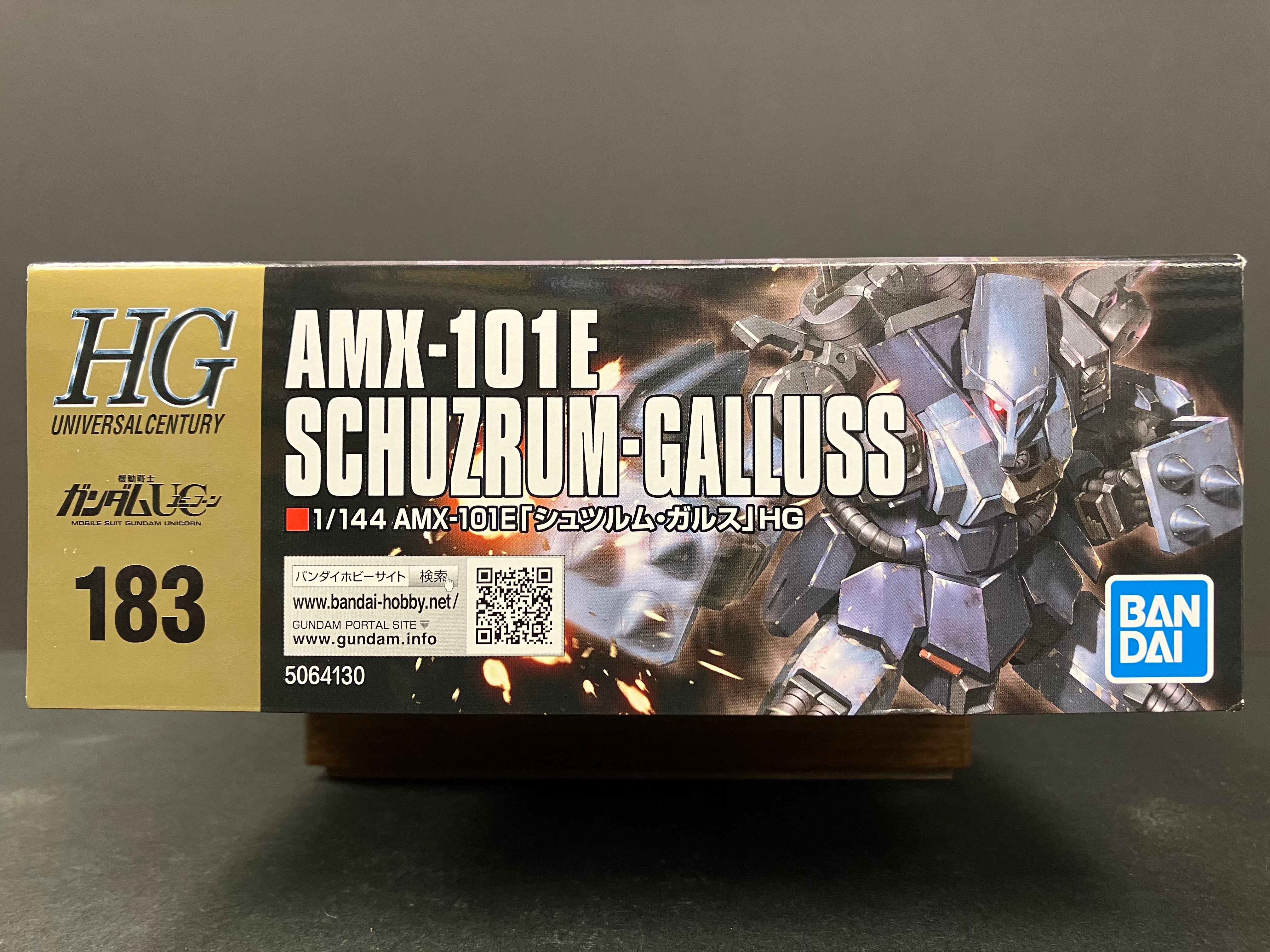 HGUC 1/144 No. 183 AMX-101E Schuzrum-Galluss Neo Zeon Assault Use Mobile Suit