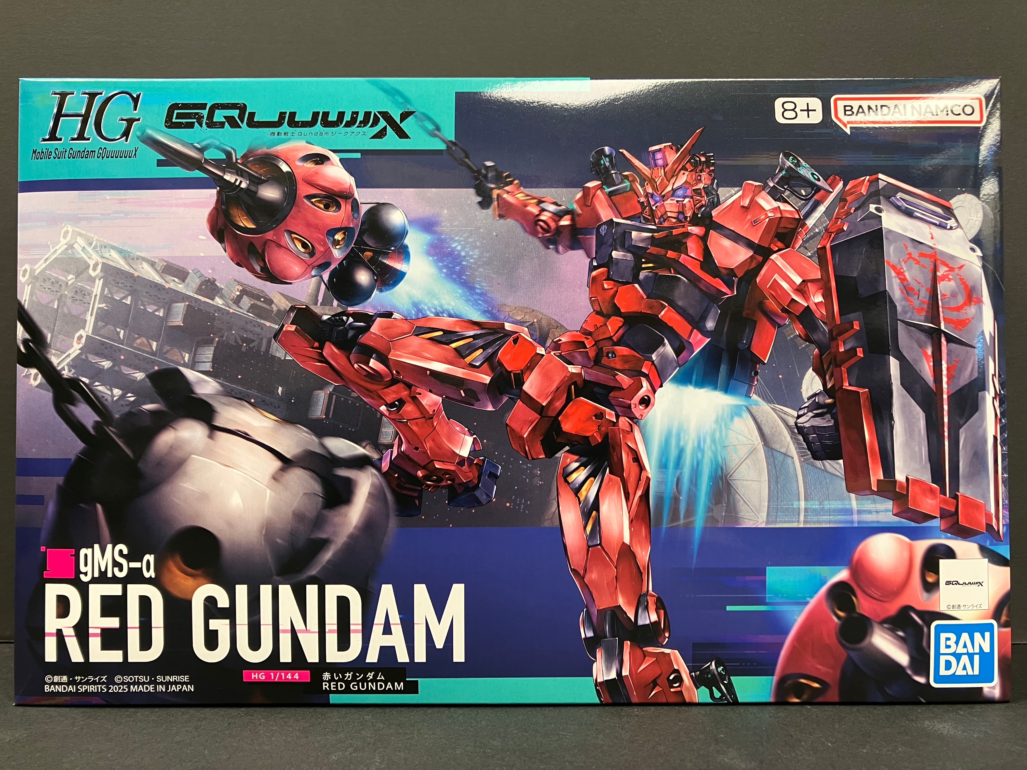 HGGQ 1/144 No. 04 gMS-α Red Gundam