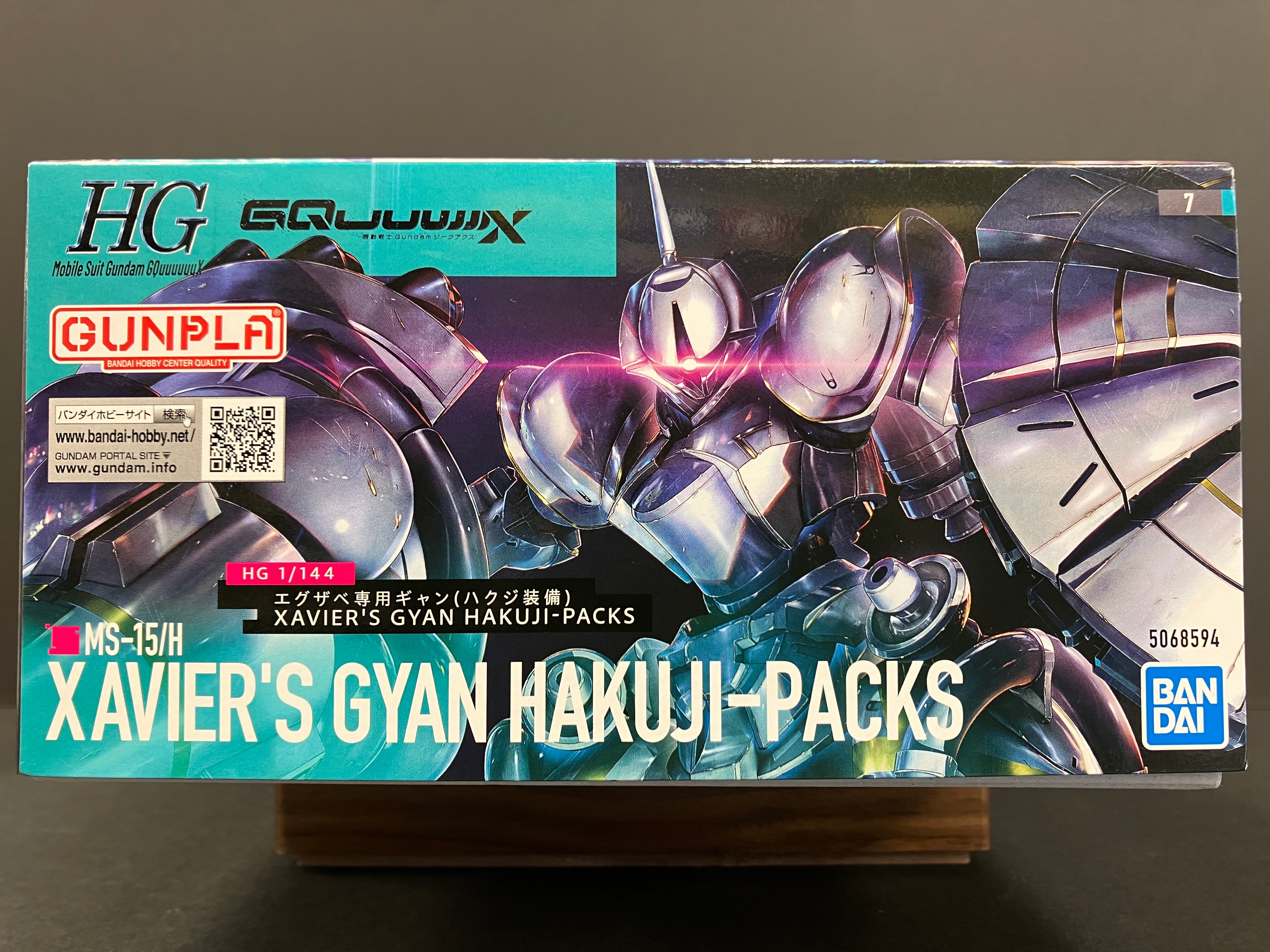 HGGQ 1/144 No. 07 MS-15/H Xavier's Gyan Hakuji-Packs