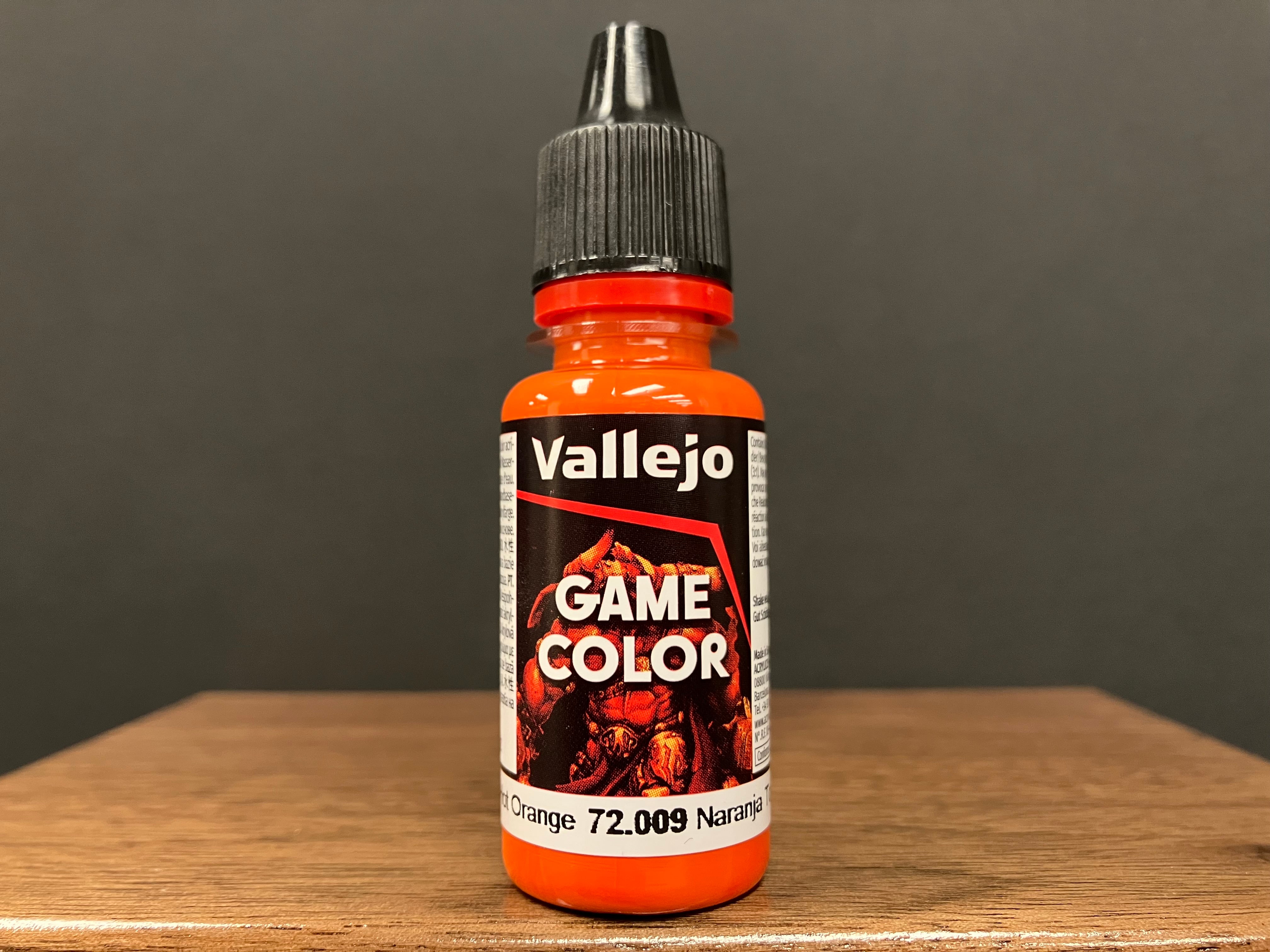 Game Color - New Range: Hot Orange