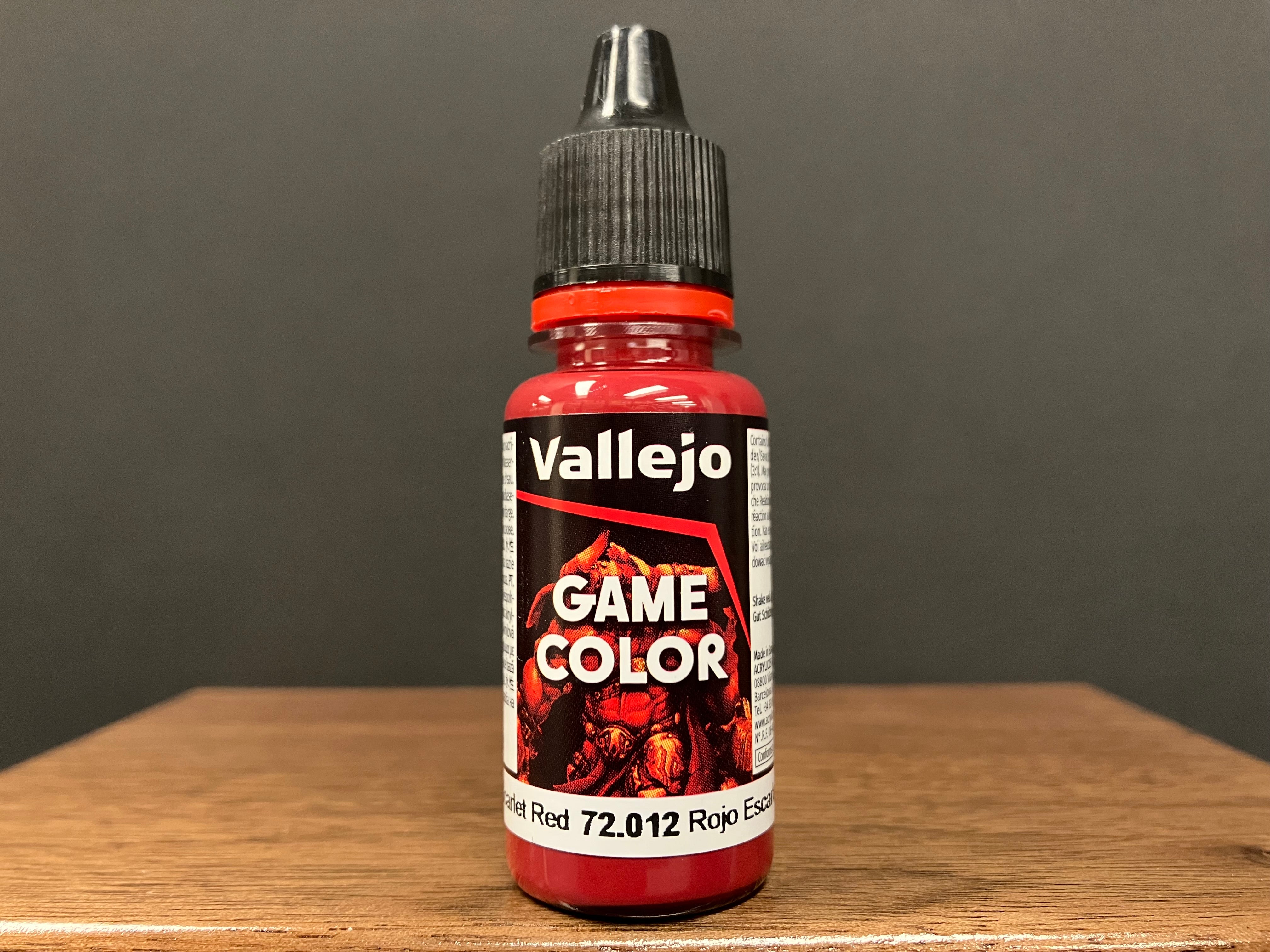 Game Color - New Range: Scarlet Red