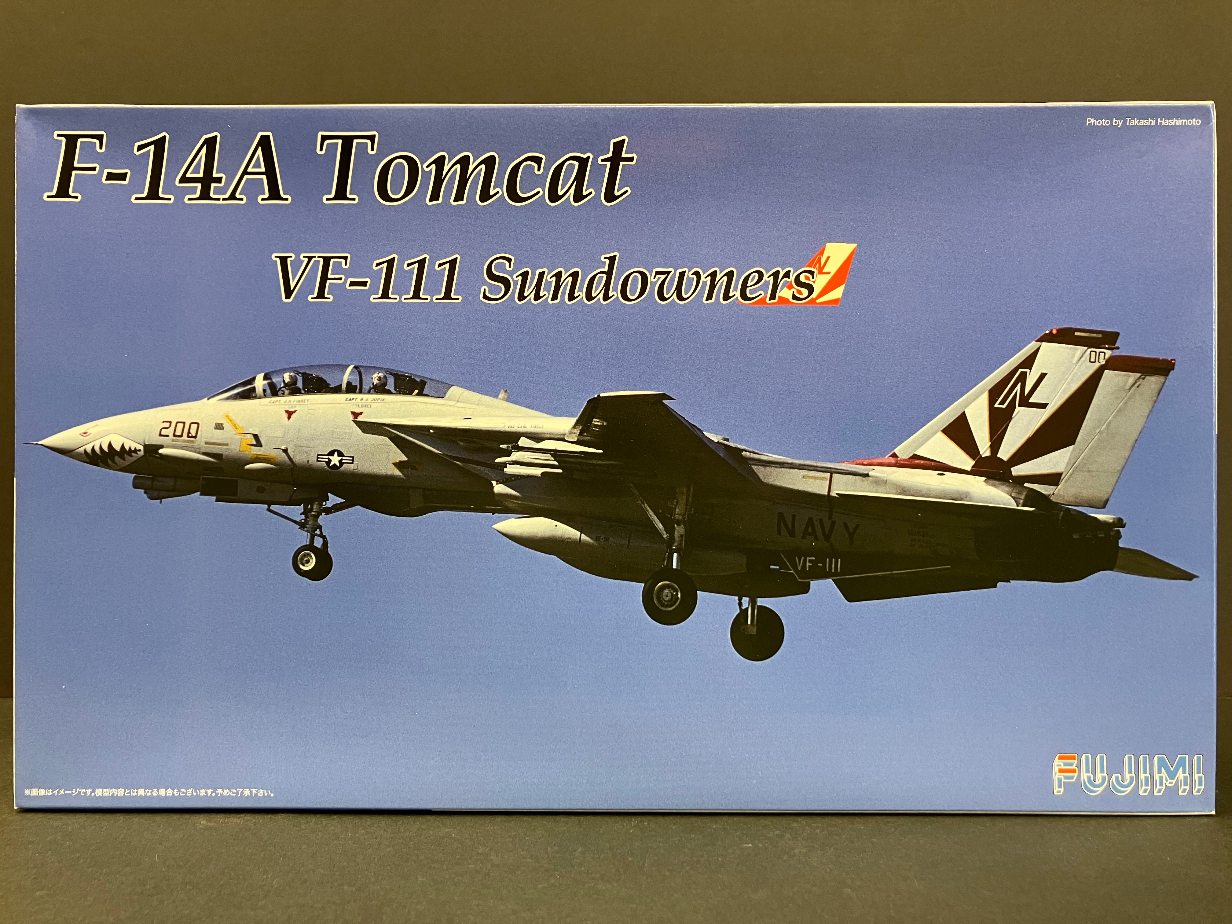 No. F-1 1/72 Scale F-14A Tomcat VF-111 Sun Downers “︁Fighter Squadron 111”︁ United States Navy