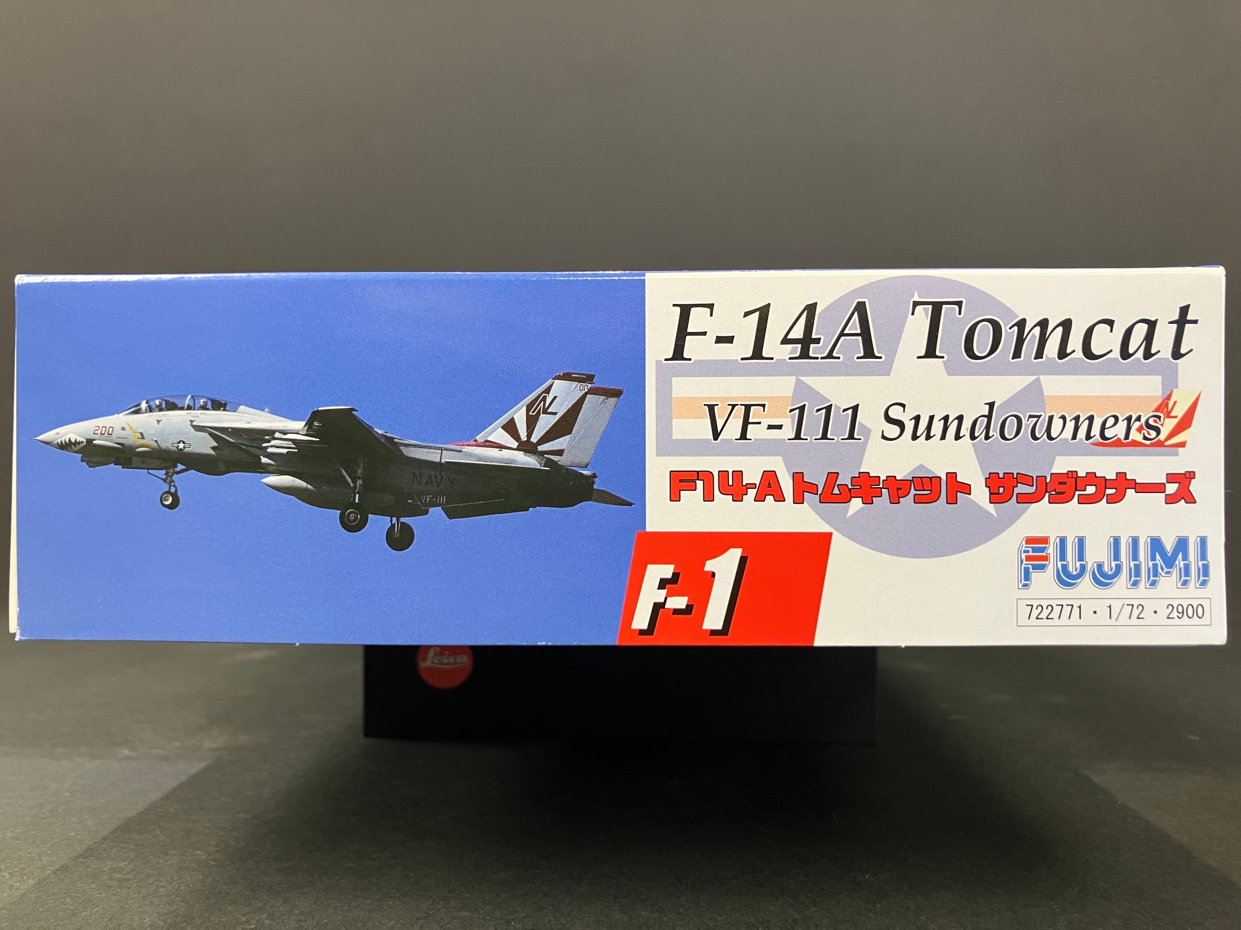 No. F-1 1/72 Scale F-14A Tomcat VF-111 Sun Downers “︁Fighter Squadron 111”︁ United States Navy