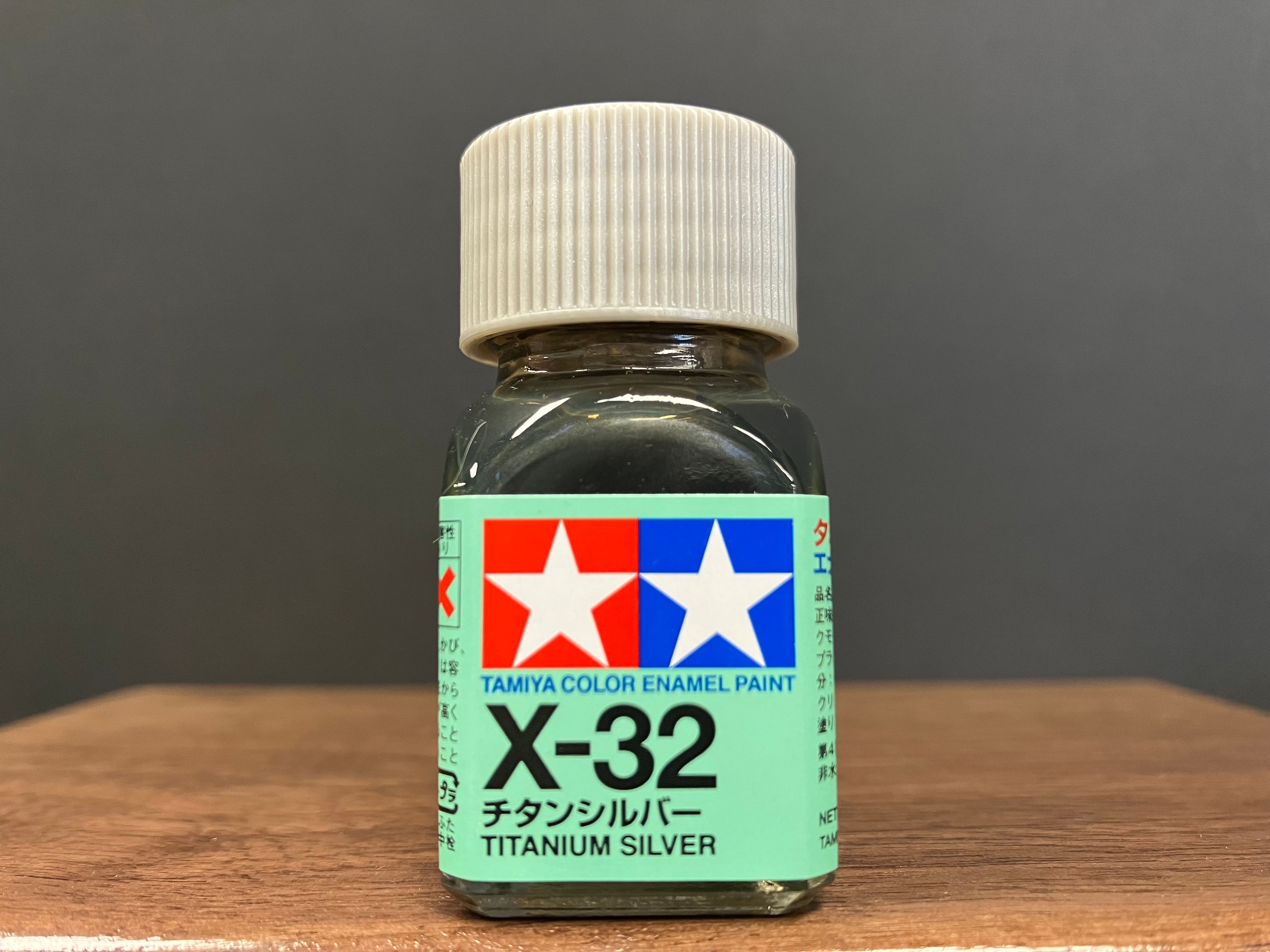 Gloss Metallic Titanium Silver X-32