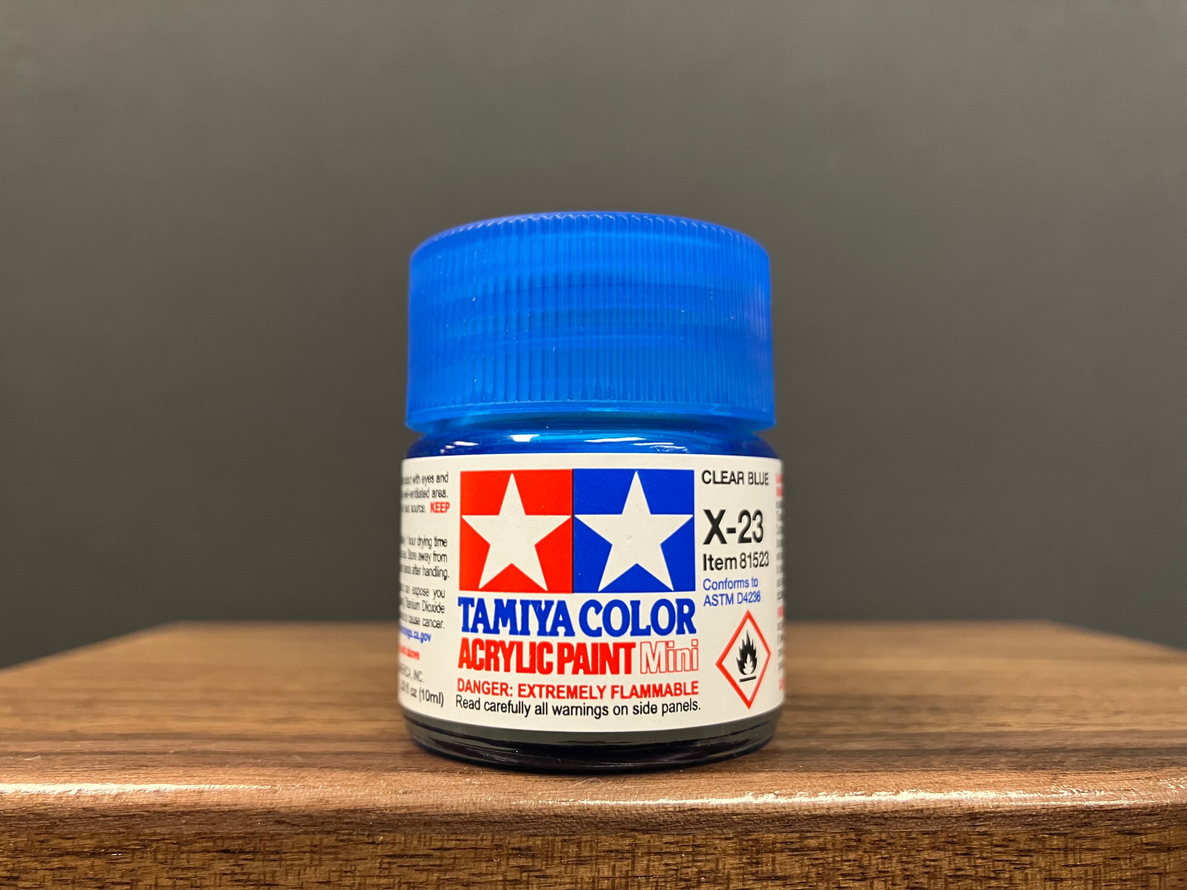 Gloss Translucent Clear Blue X-23