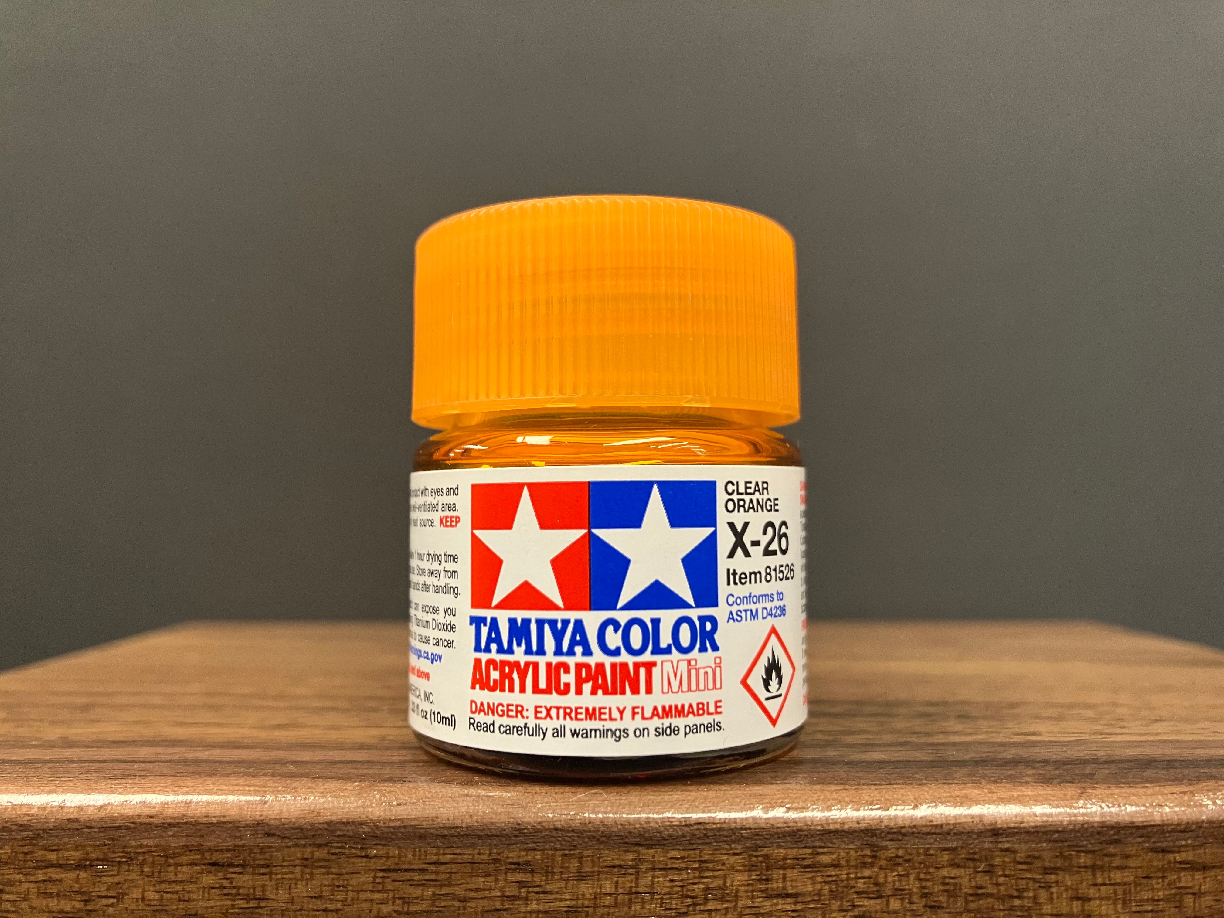 Gloss Translucent Clear Orange X-26
