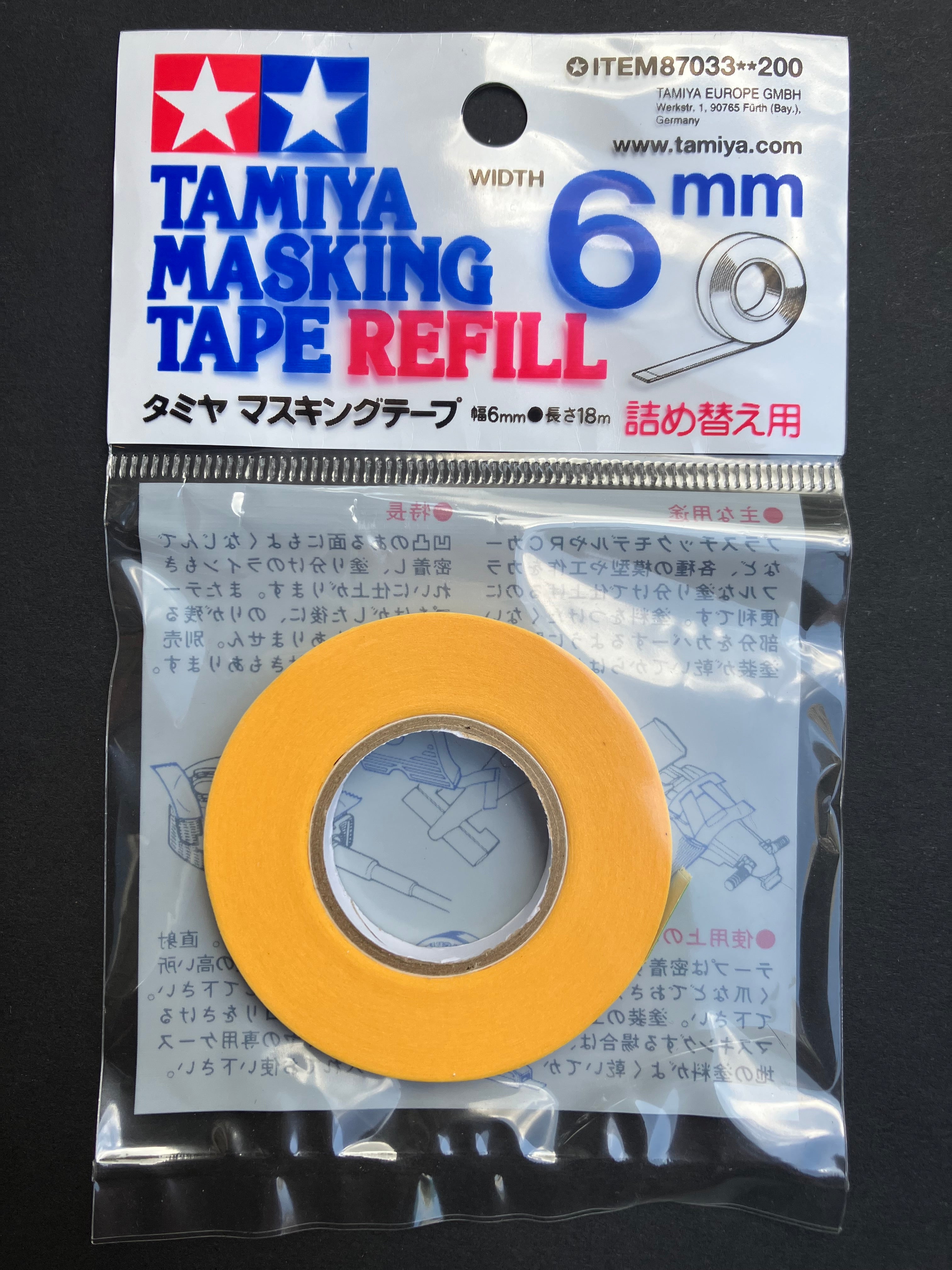 Masking Tape Refill 6 mm Width