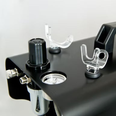 Twin Cylinder Piston Type Airbrush Compressor TC-620X