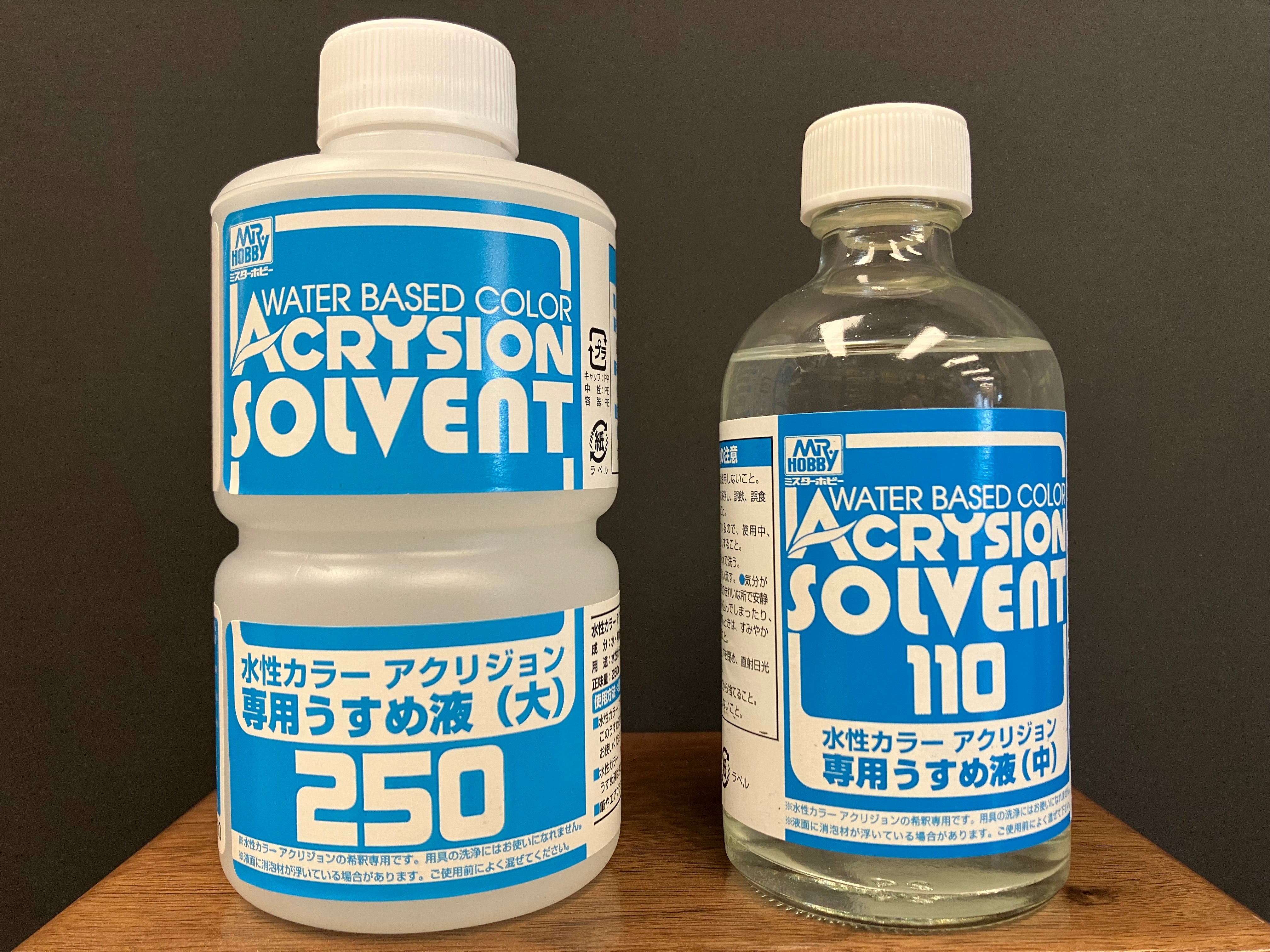 Water Based Color Acrysion Solvent T302 & T303 新環保水性漆 ~ 溶劑/稀釋劑/稀釋液