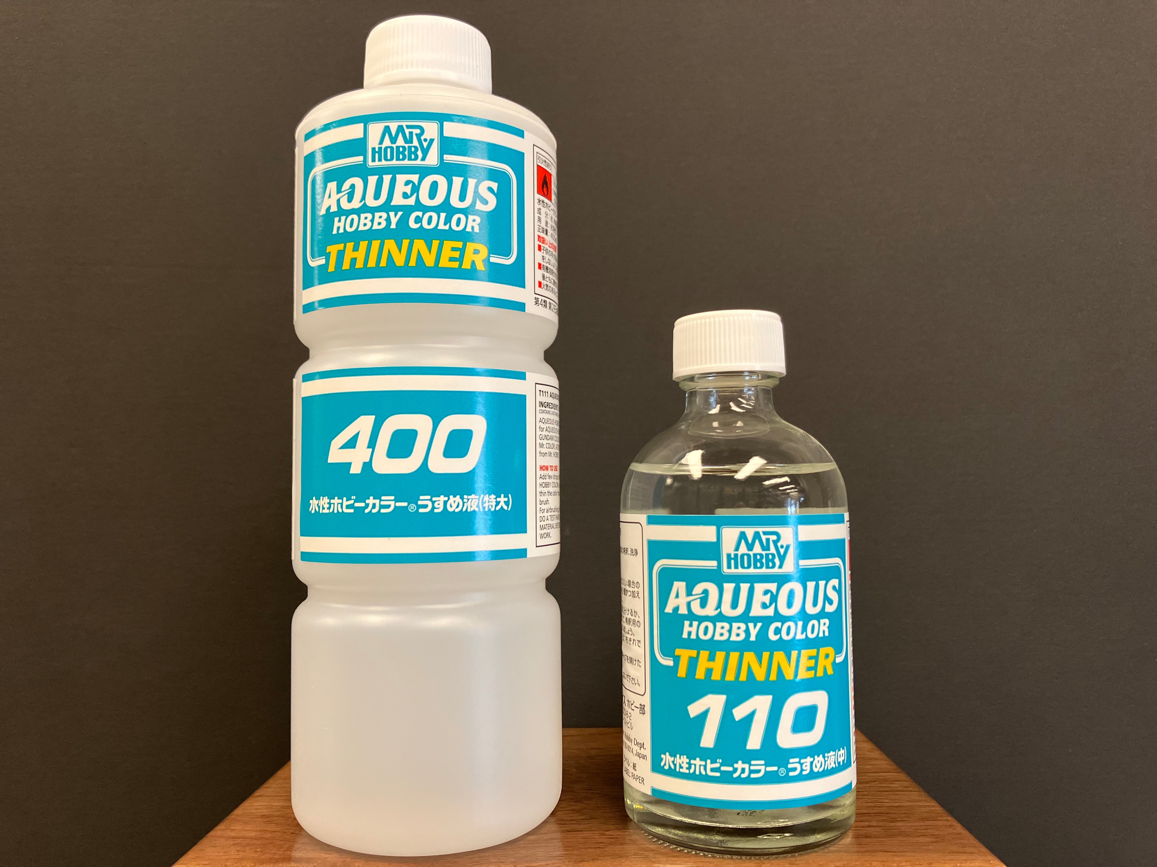 Aqueous Hobby Color Thinner T110 & T111