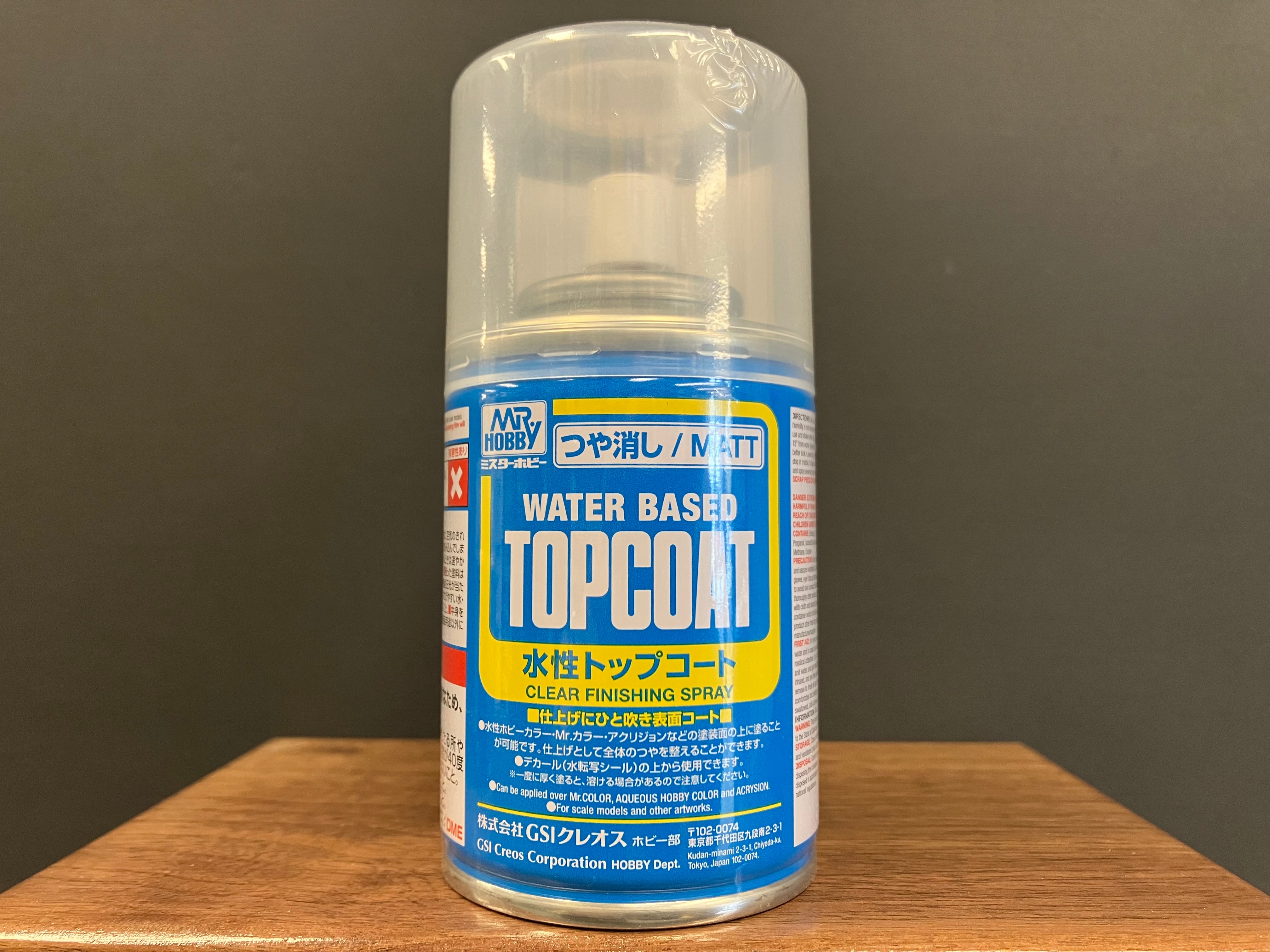 Water Based Topcoat Clear Finishing Spray (Matt) B503