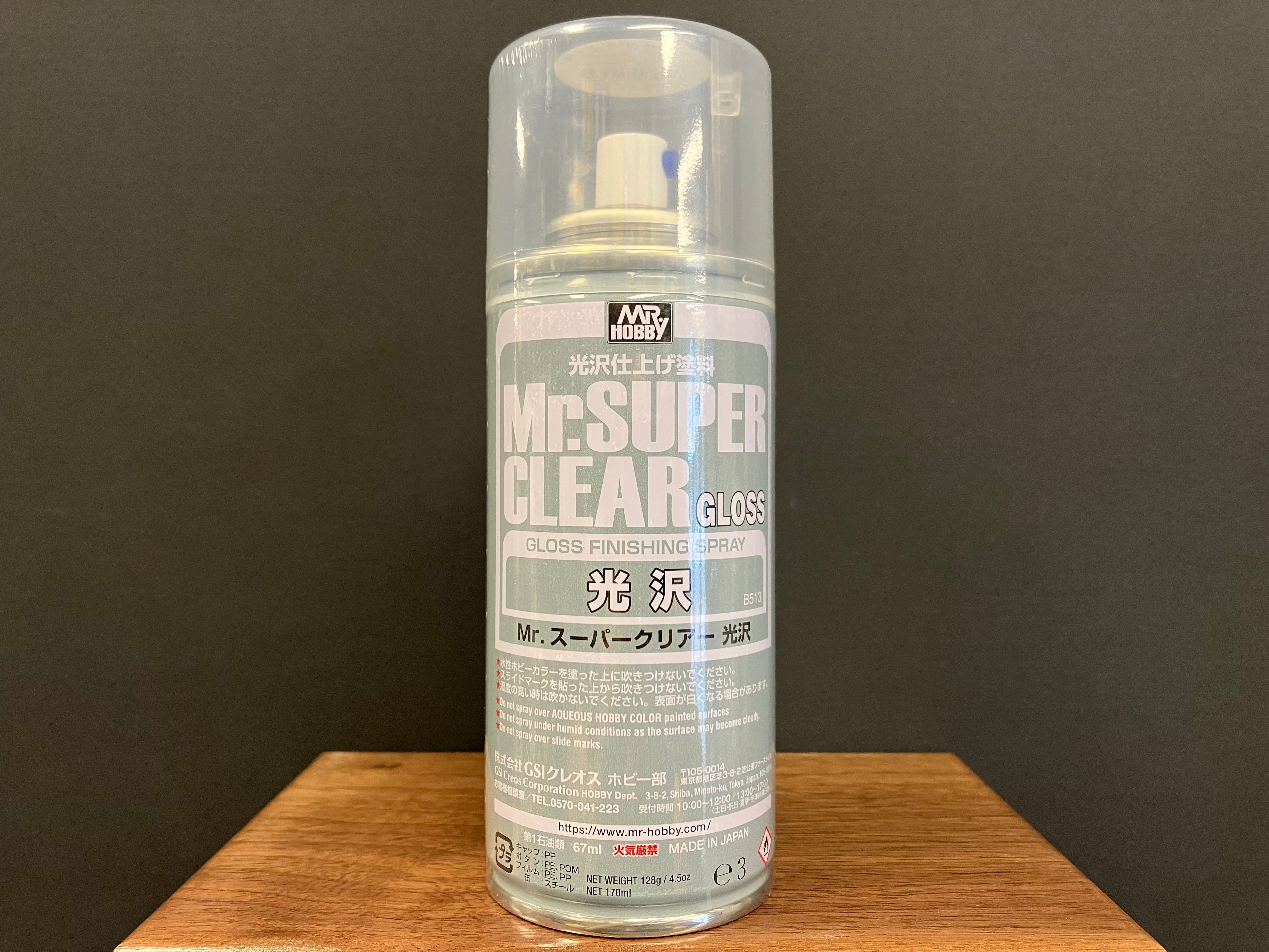 Mr. Super Clear Spray (Gloss) Finishing Spray B513