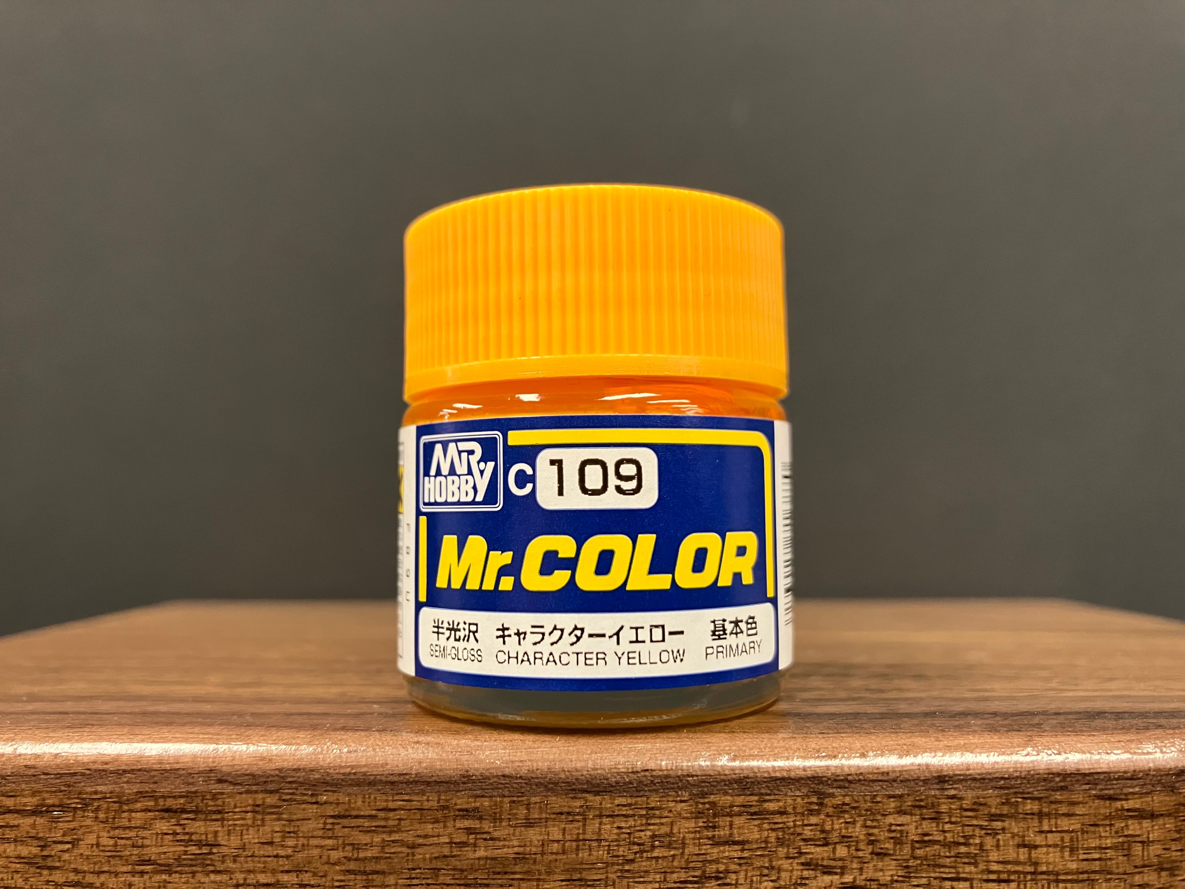 Semi-Gloss Character Yellow C109 半光澤: 人物黃色 基本色