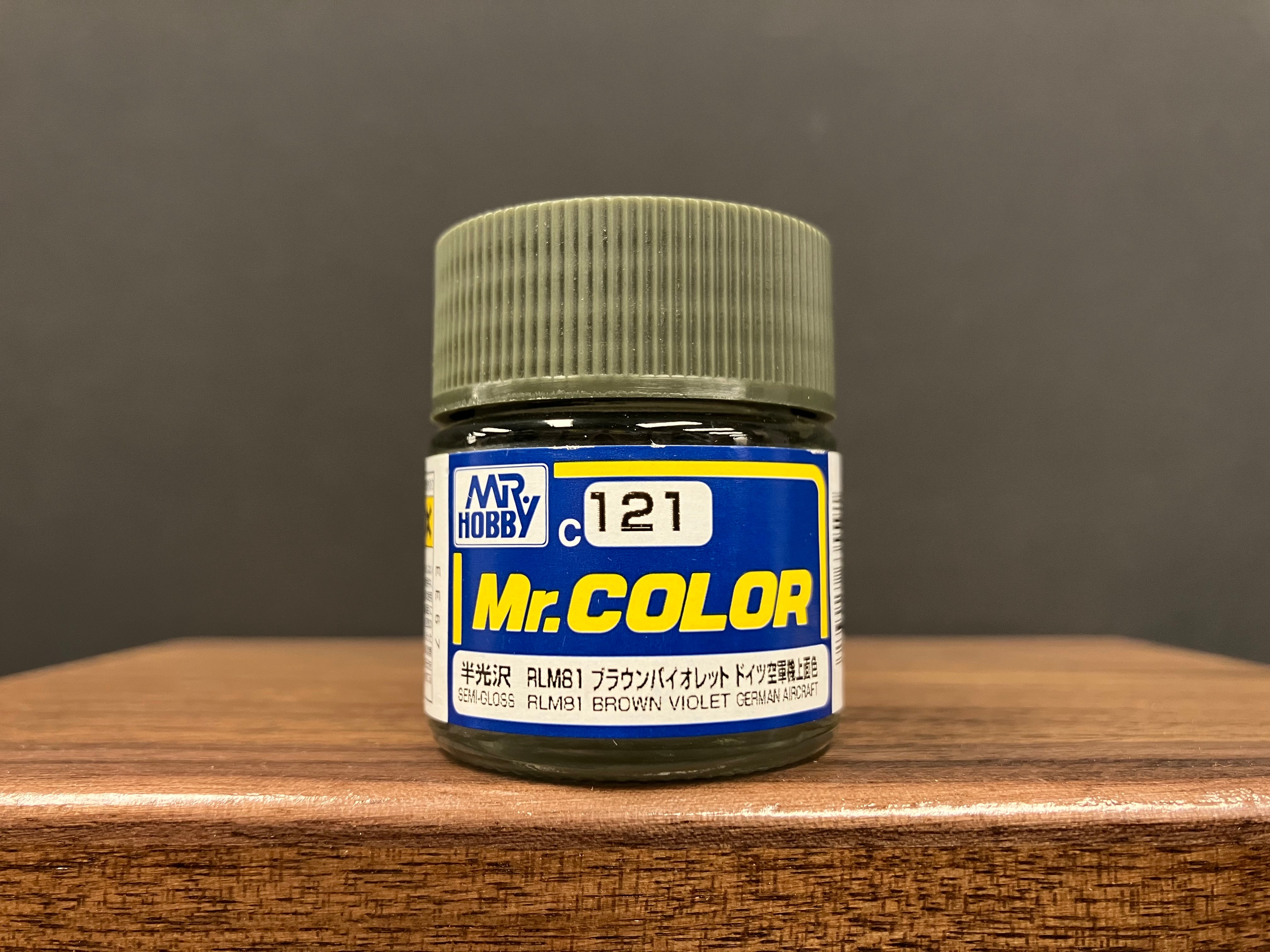 Semi-Gloss RLM81 Brown Violet C121 半光澤: 棕紫色 德國空軍機上面色