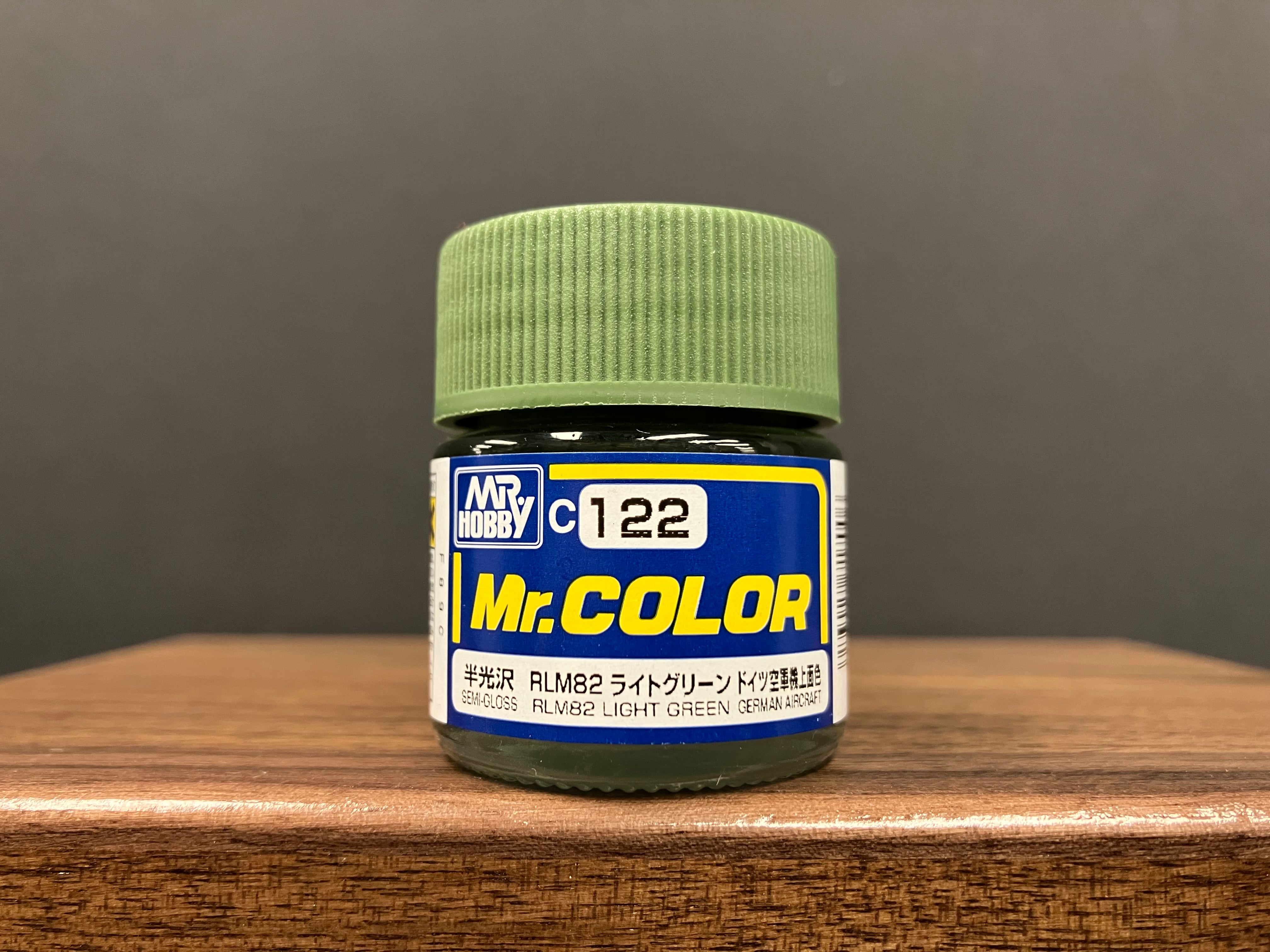 Semi-Gloss RLM82 Light Green C122 半光澤: 淺綠色 德國空軍機上面色