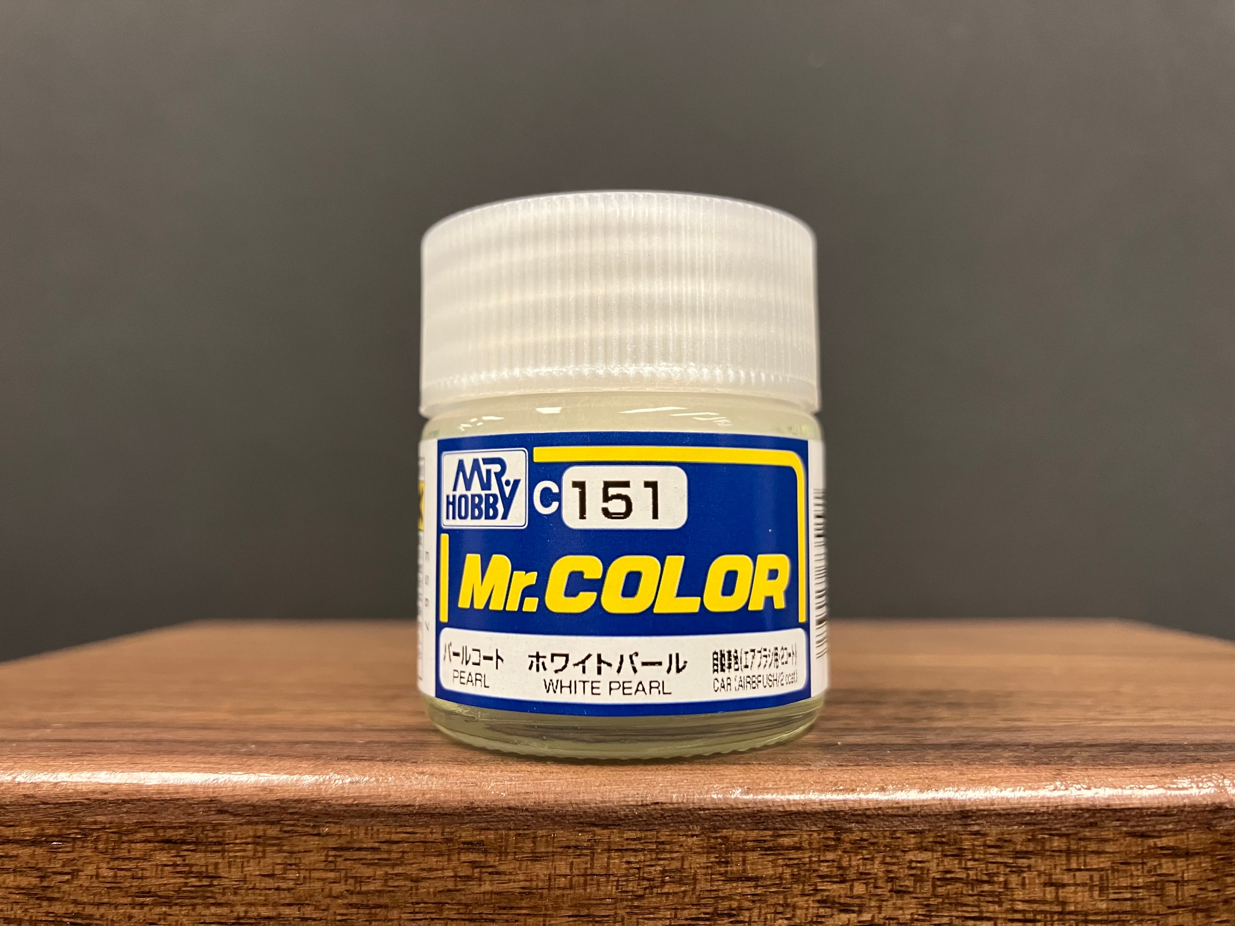 Pearlescent White Pearl (Airbrush/2 coats) C151 珠光色: 珍珠白色 自動車·噴槍用/兩塗層