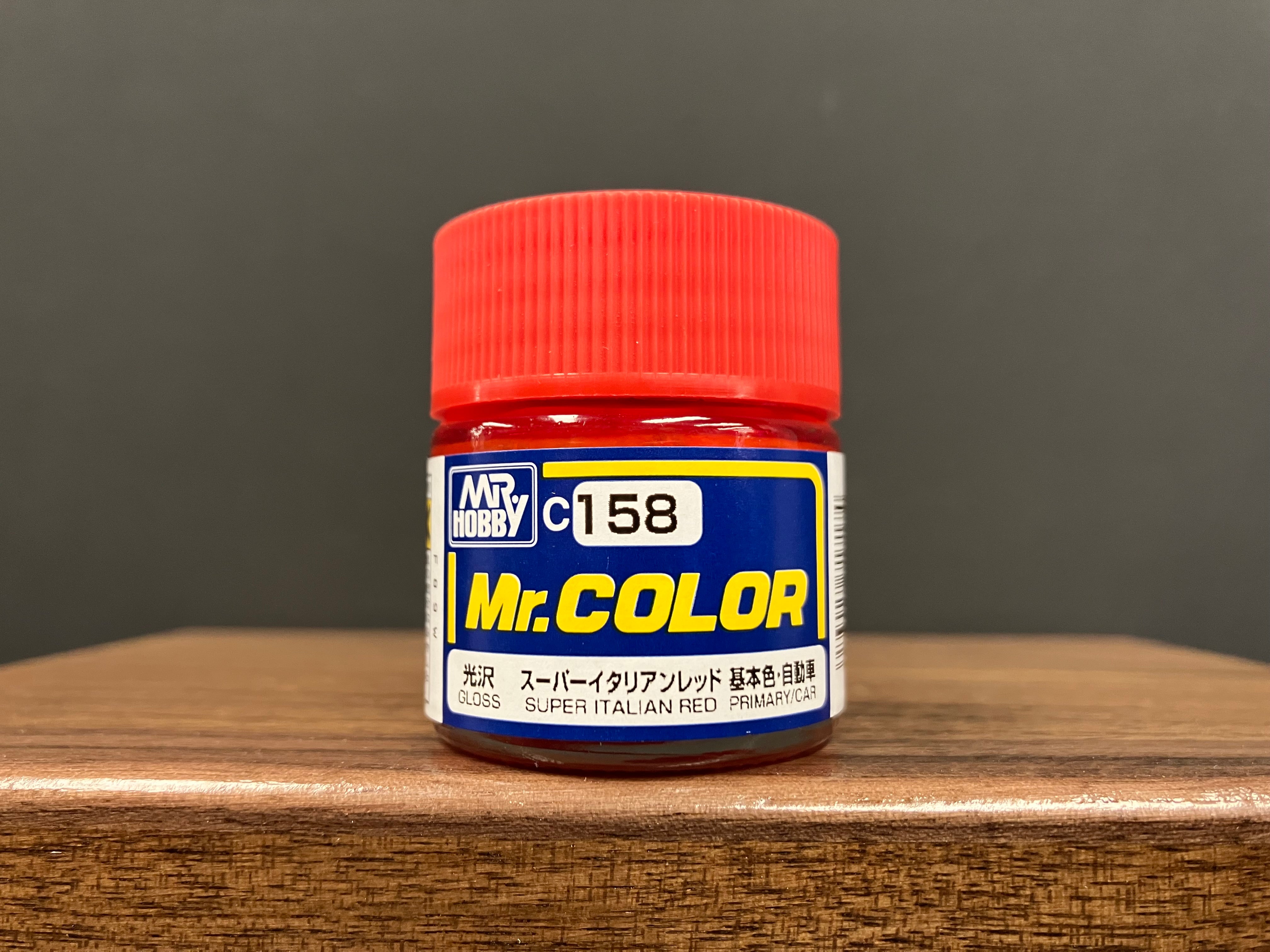 Gloss Super Italian Red C158 光澤: 超級義大利紅色 基本色·自動車