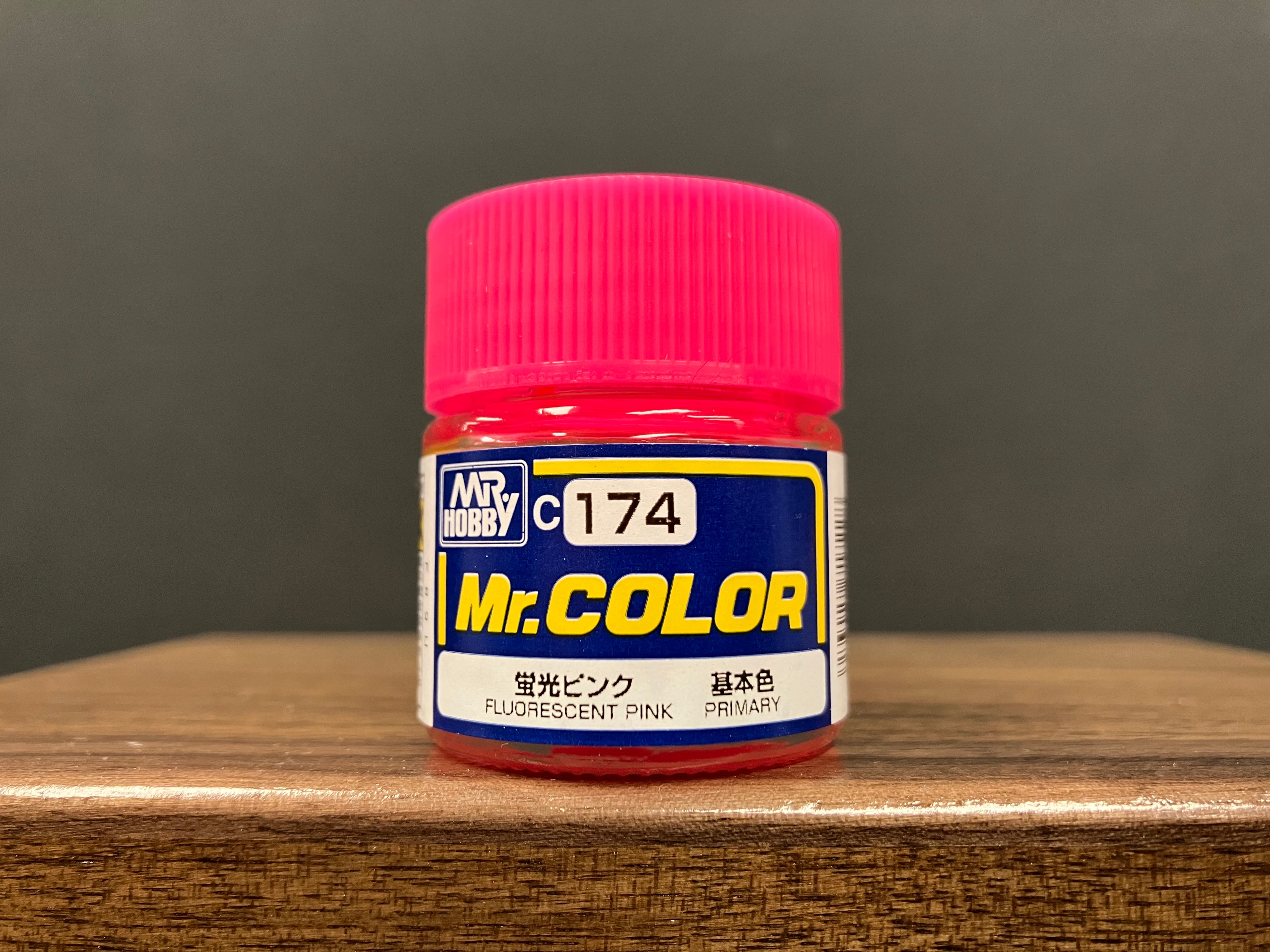 Semi-Gloss Fluorescent Pink C174 半光澤: 螢光粉紅色 基本色