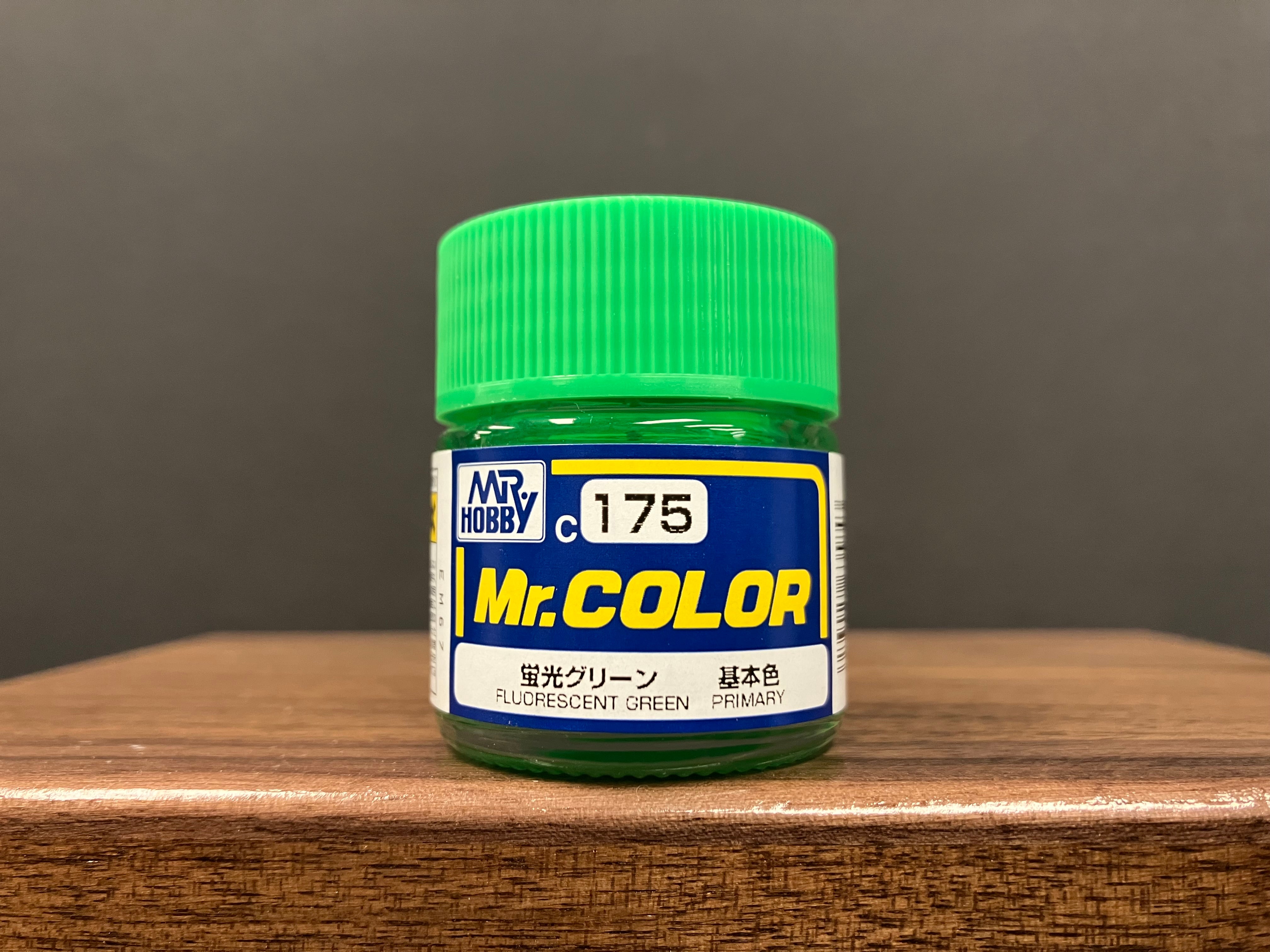 Semi-Gloss Fluorescent Green C175 半光澤: 螢光綠色 基本色