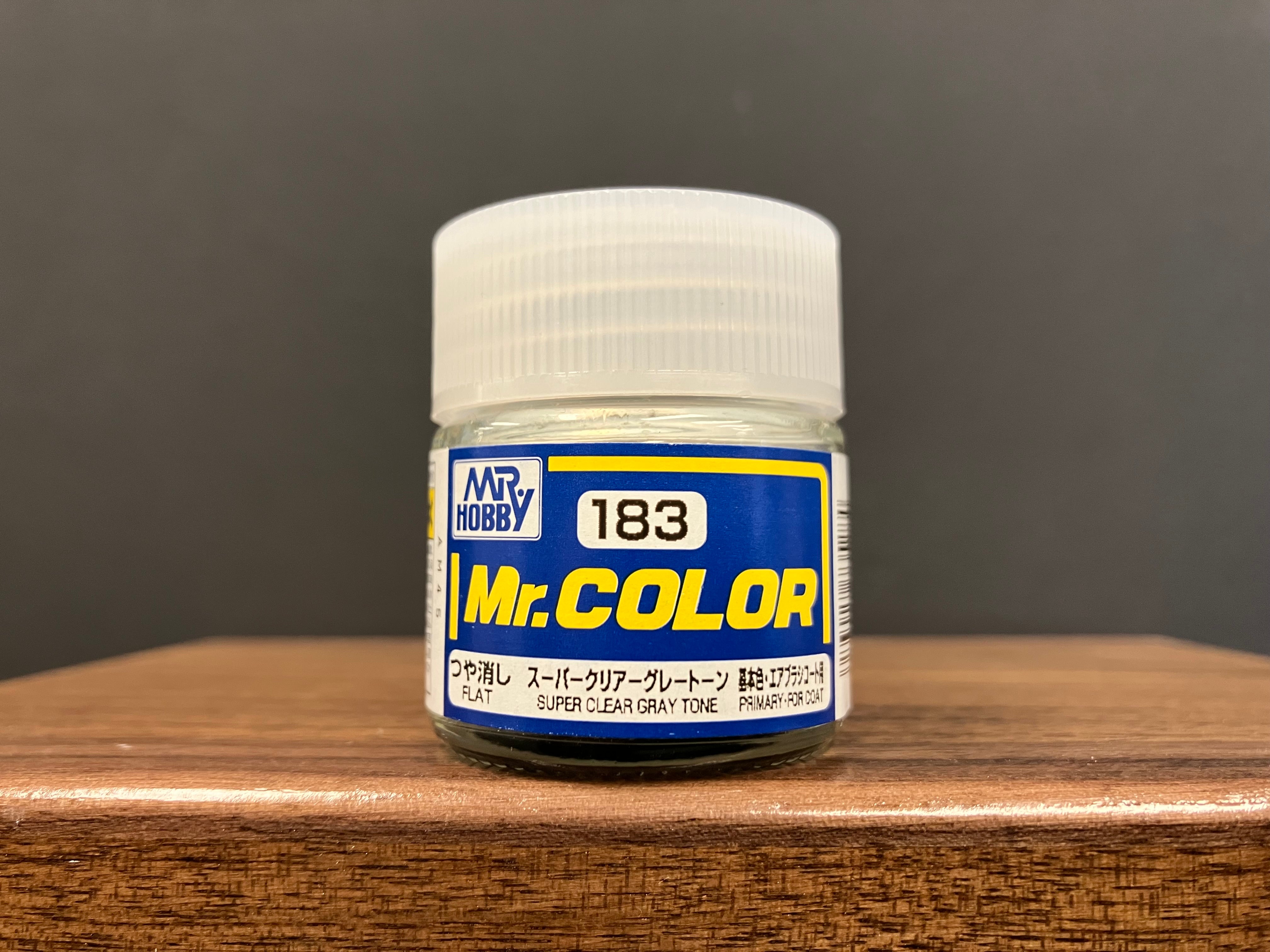 Semi-Gloss Super Clear Gray Tone C183 消光: 超級透明灰色調 基本色·用於噴槍塗層