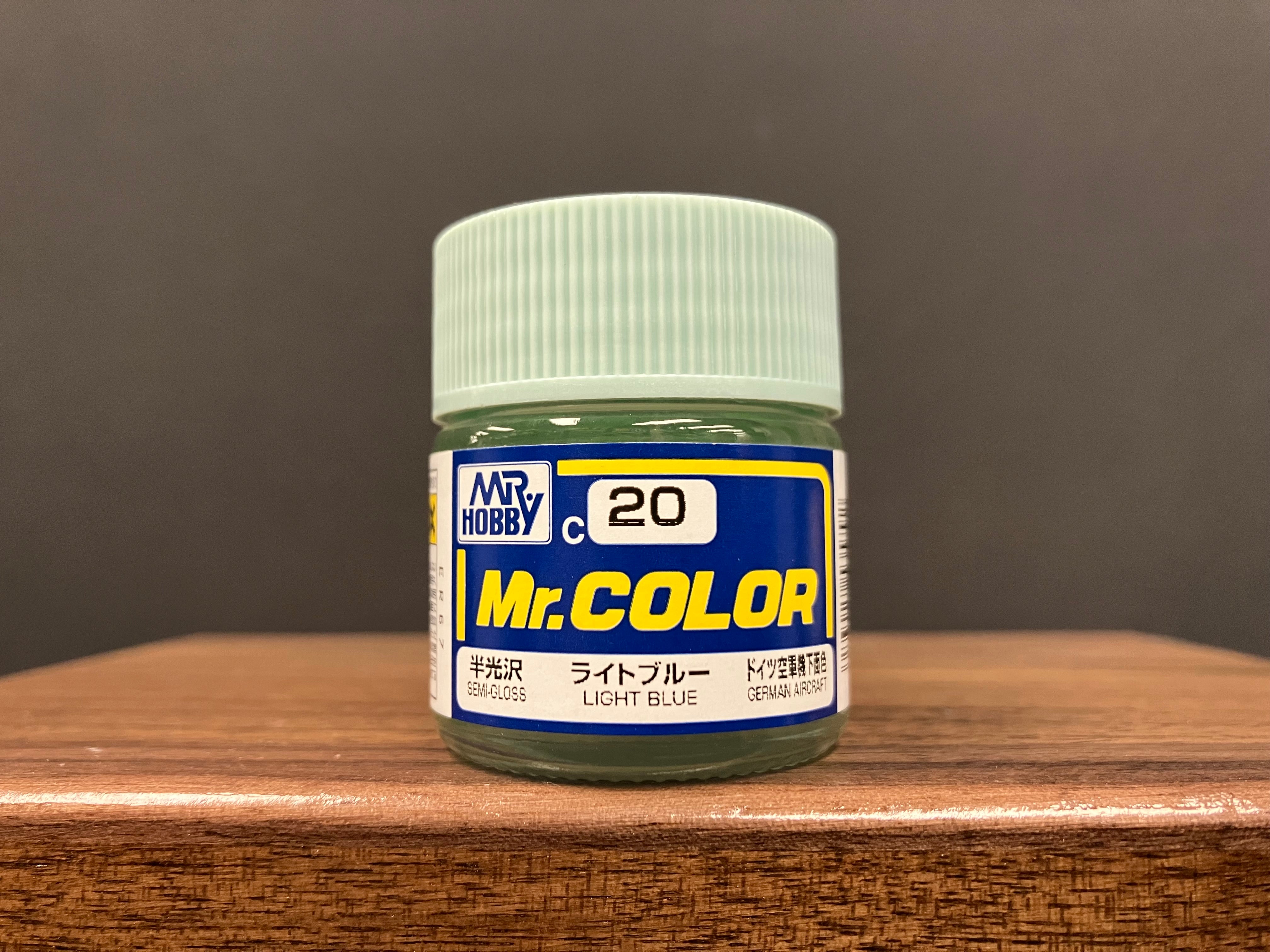 Semi-Gloss Light Blue C20 半光澤: 淺藍色 德國空軍機下面色