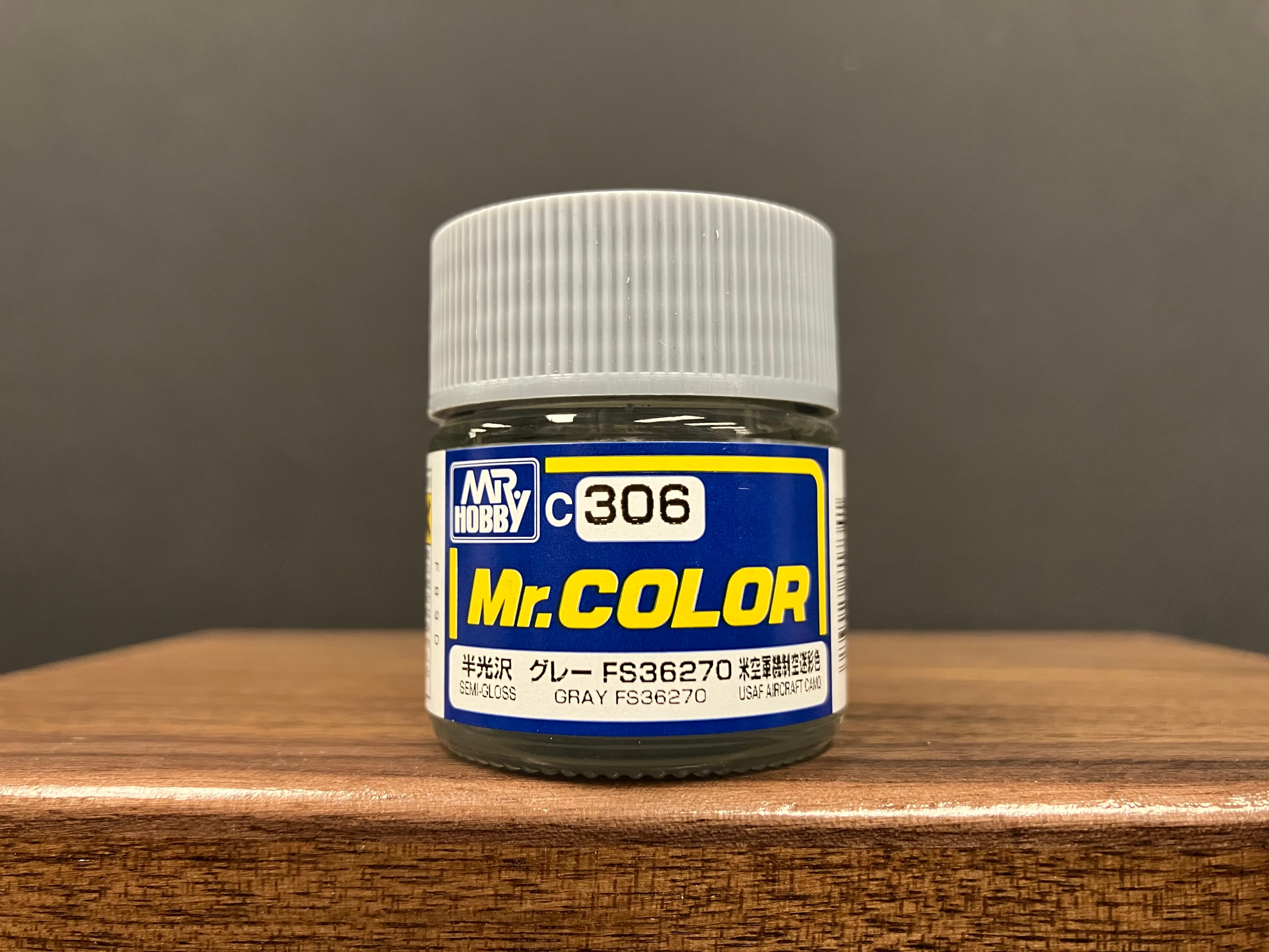 Semi-Gloss Gray FS36270 C306 半光澤: 灰色 美國空軍機制空迷彩色