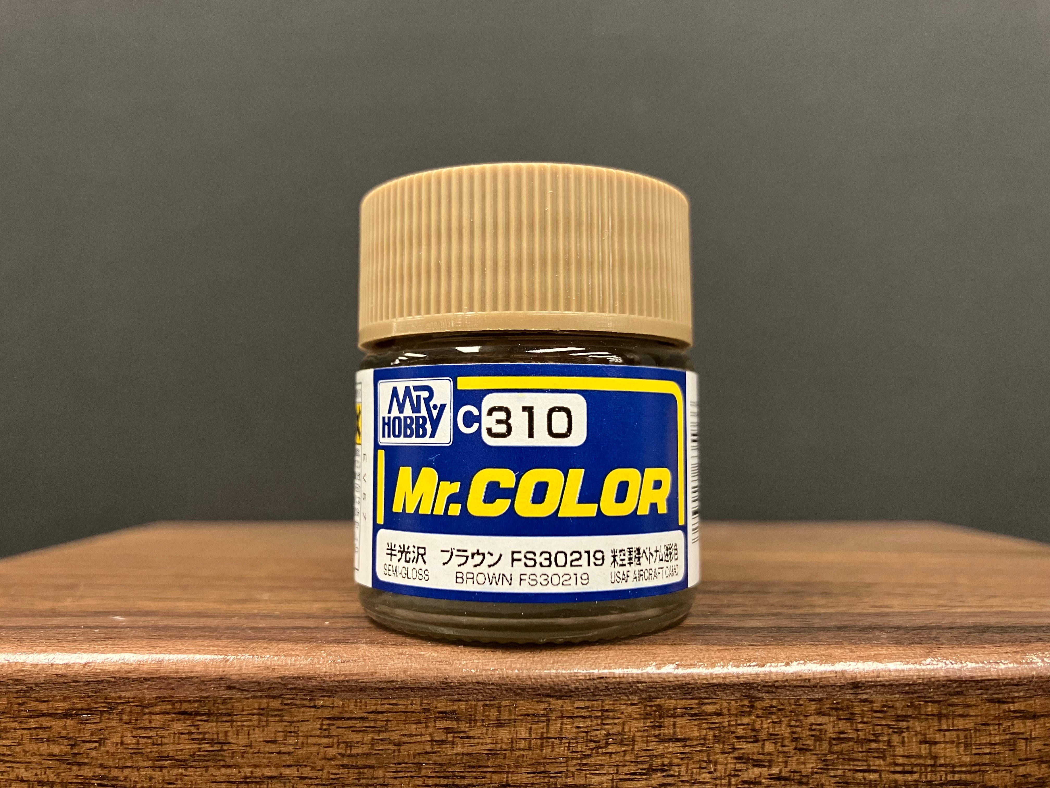 Semi-Gloss Brown FS30219 C310 半光澤: 棕色 米空軍機越南戰爭迷彩色