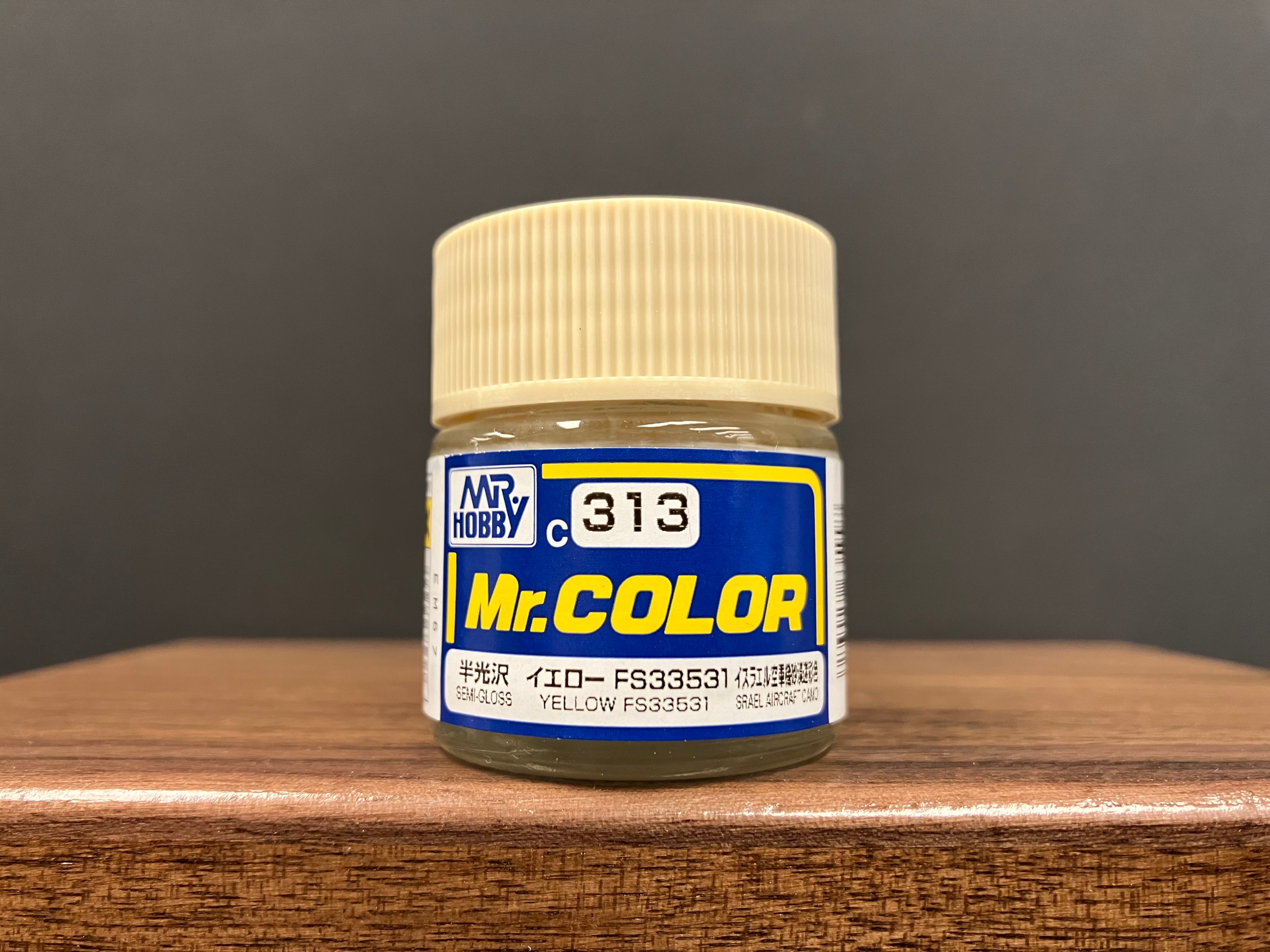 Semi-Gloss Yellow FS33531 C313 半光澤: 黃色 以色列空軍機沙漠迷彩色