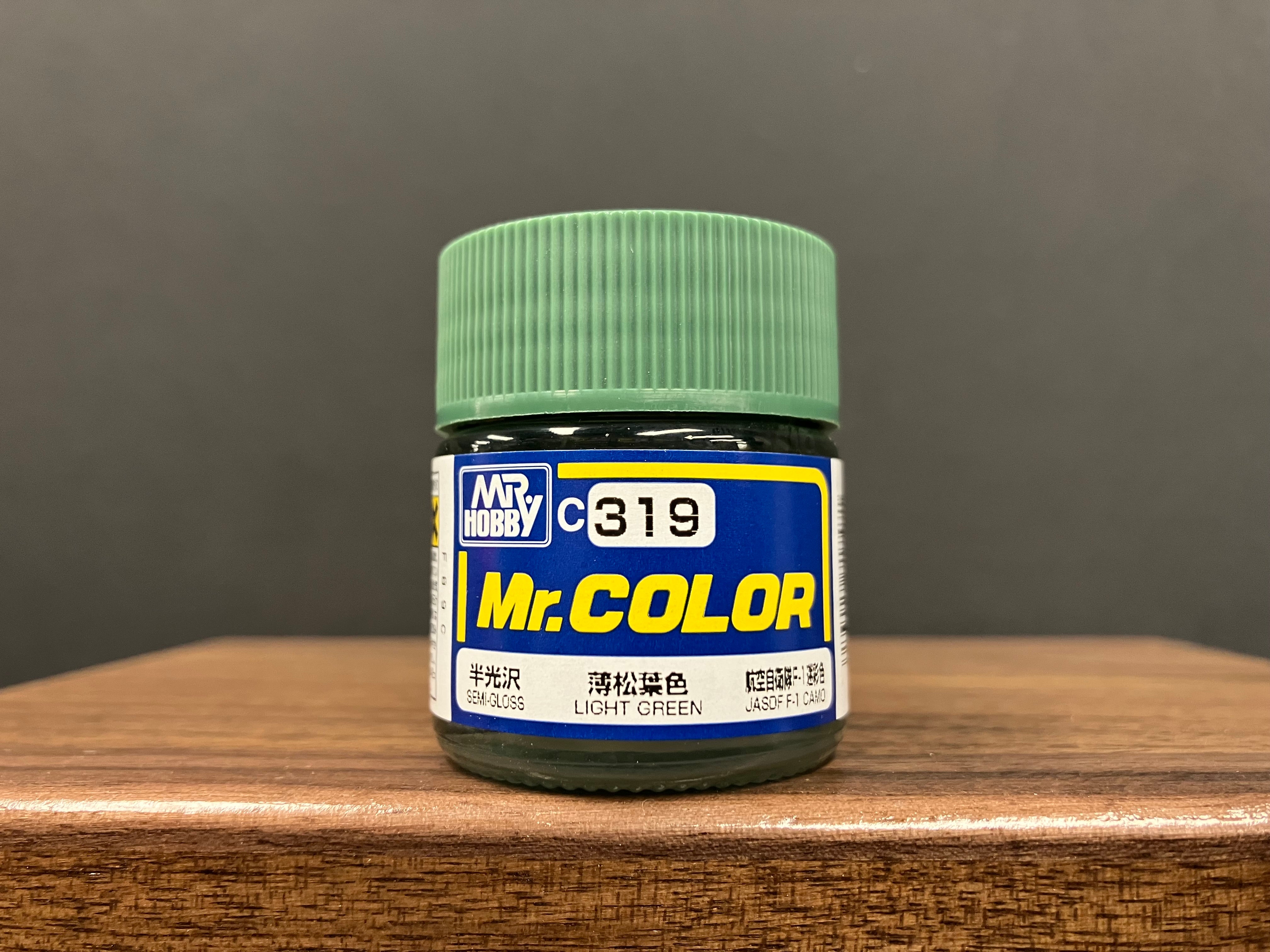 Semi-Gloss Light Green C319 半光澤: 淺綠色 (薄松葉色) 航空自衛隊F-1迷彩色