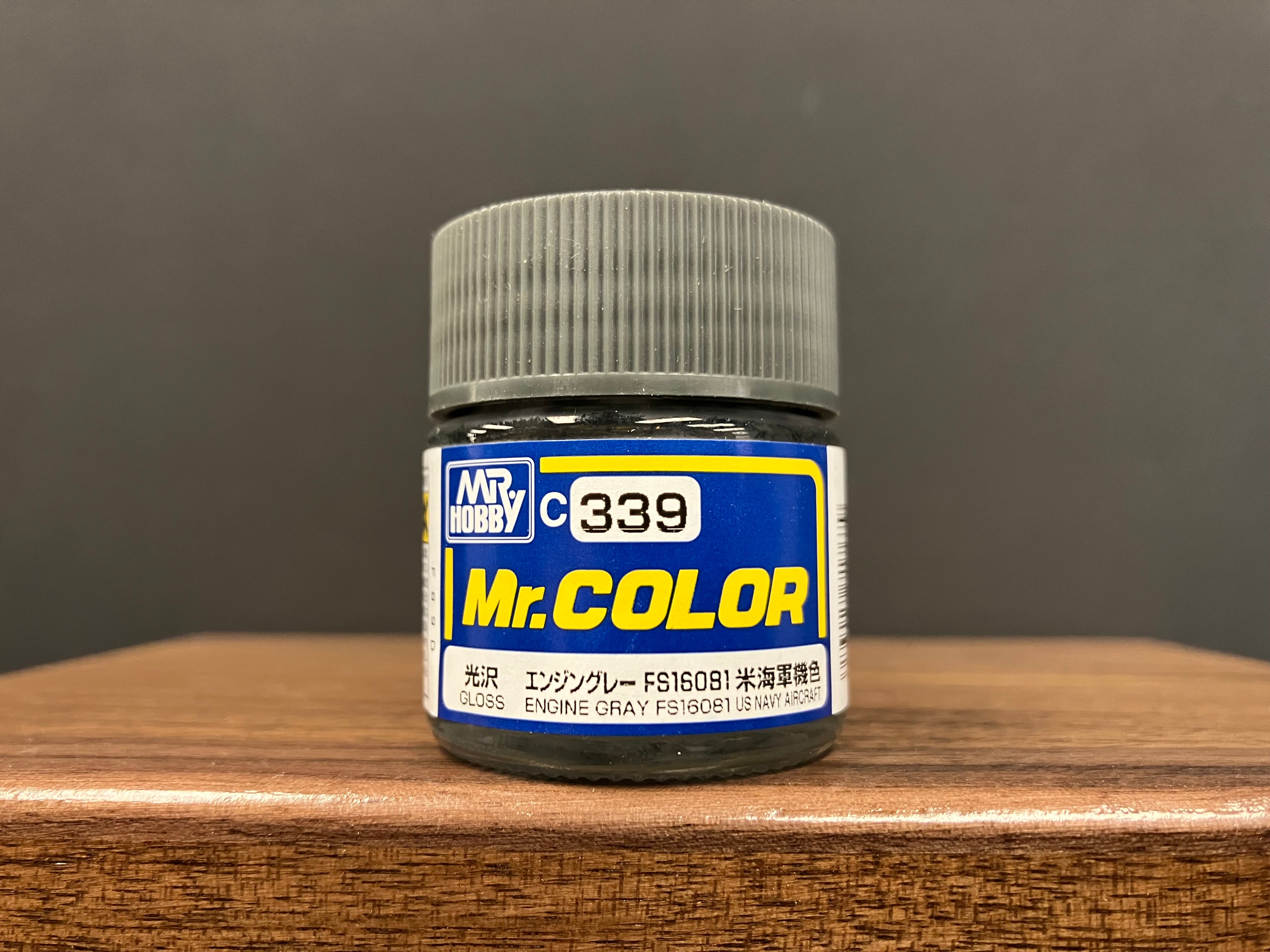 Gloss Engine Gray FS16081 C339 光澤: 引擎灰色 美國海軍機色