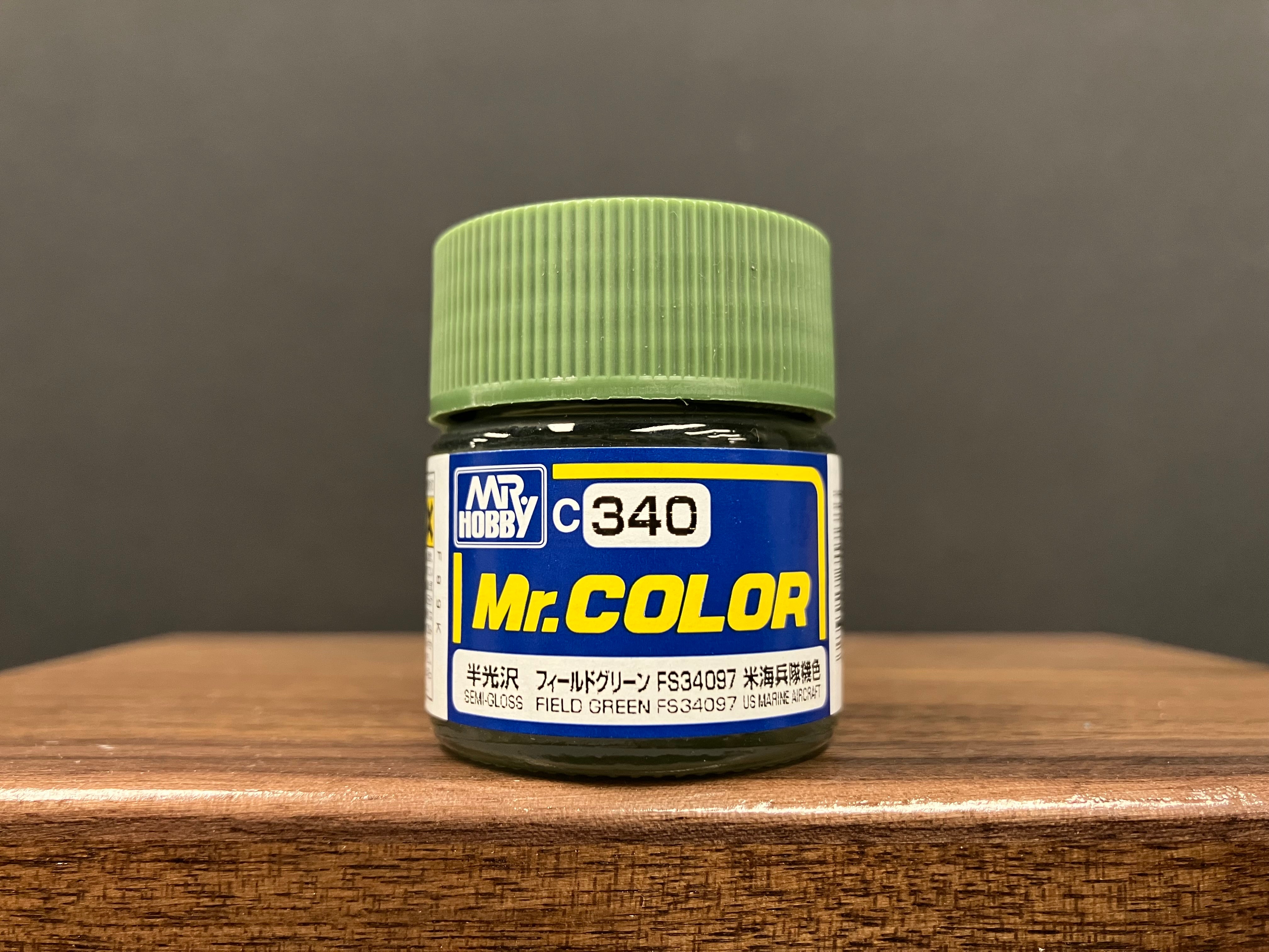 Semi-Gloss Field Green FS34097 C340 半光澤: 田野綠色 美國海兵隊機色
