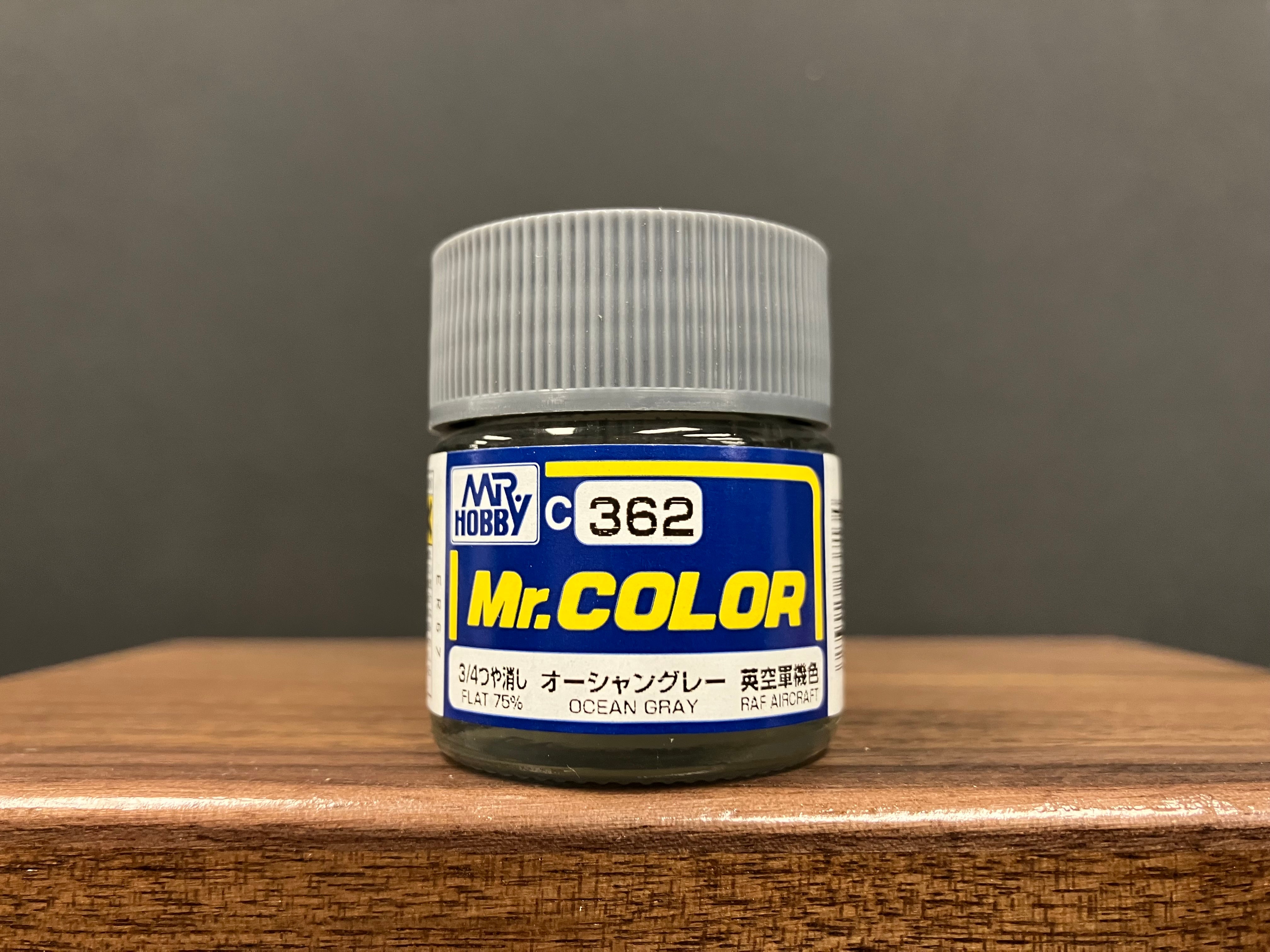 Matt 75% Ocean Gray C362 3/4 消光: 海洋灰色 英國皇家空軍機色