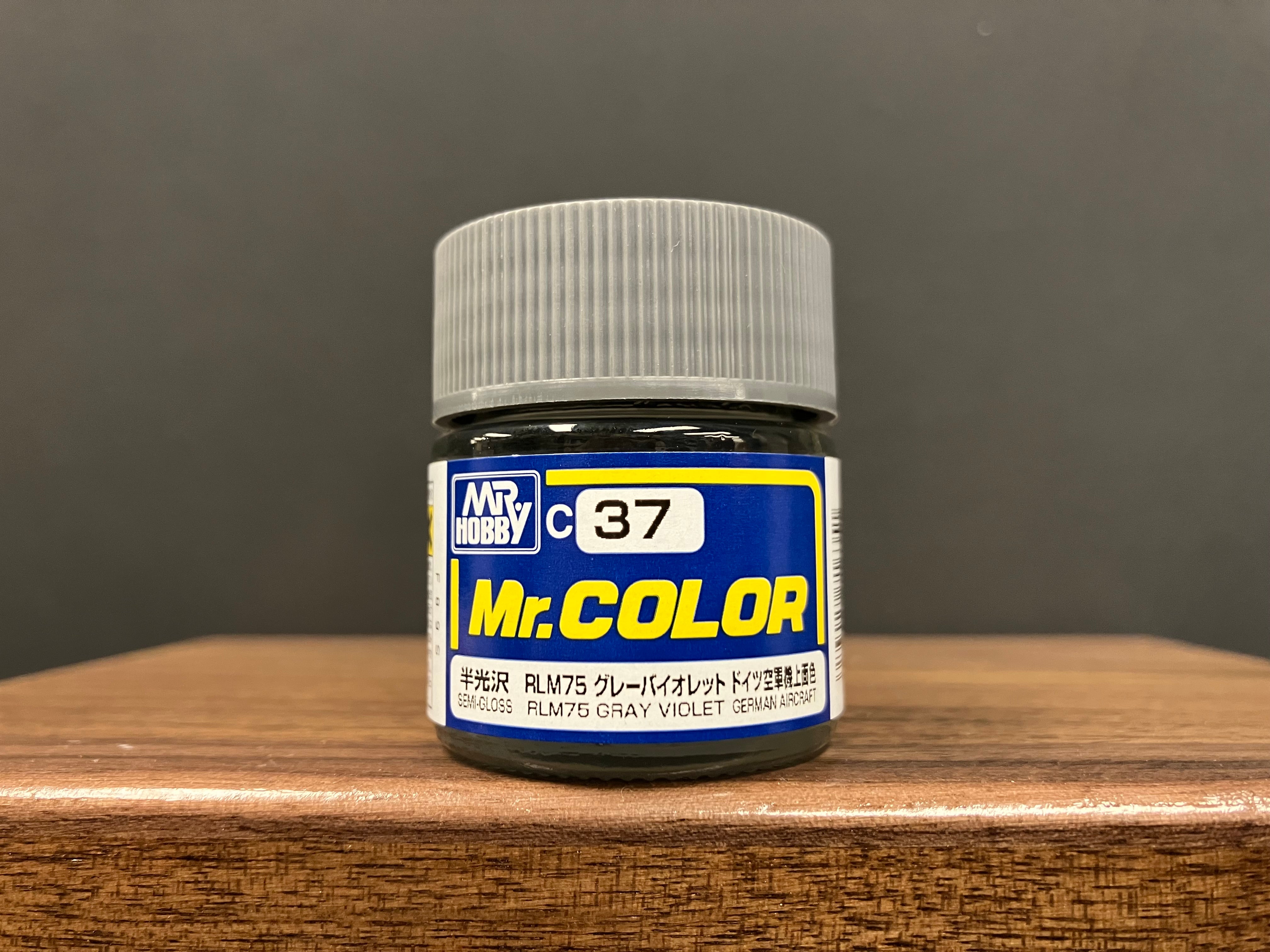 Semi-Gloss RLM75 Gray Violet C37 半光澤: 灰紫色 德國空軍機上面色