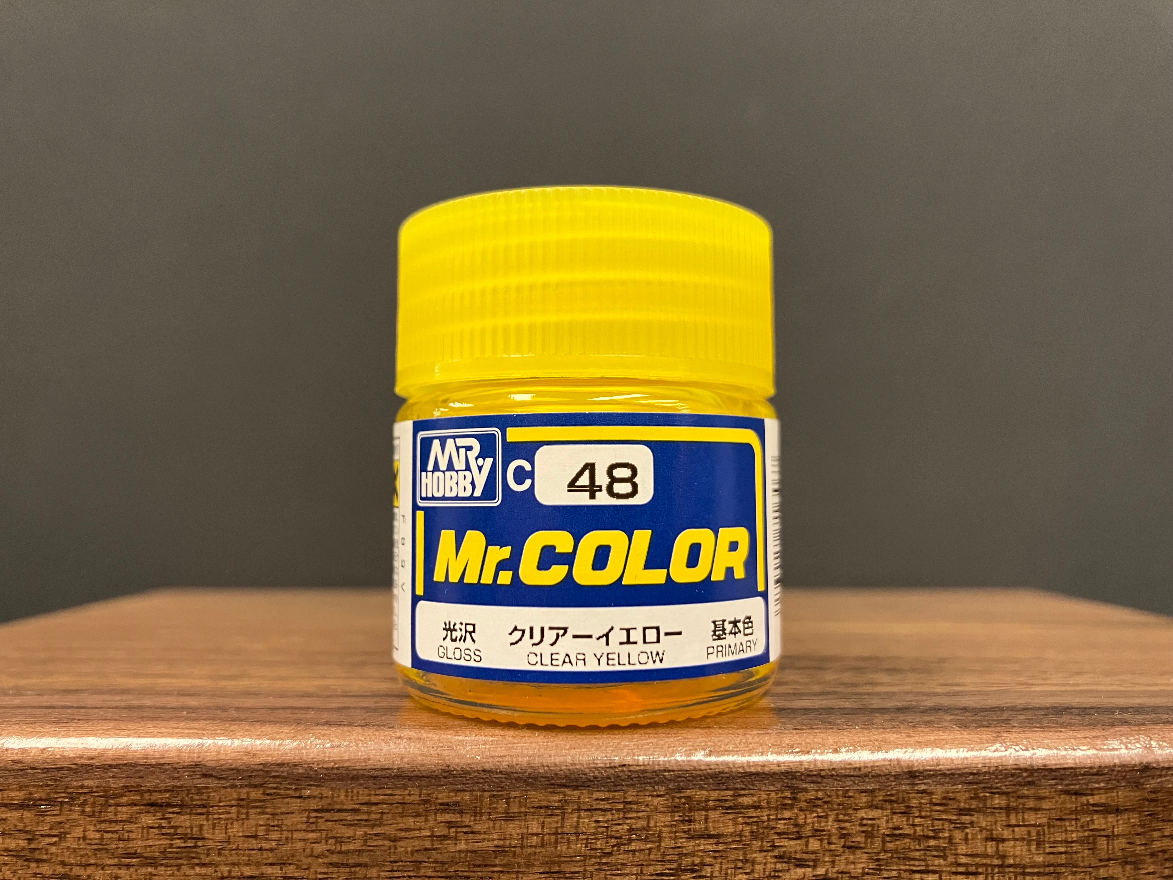 Gloss Translucent Clear Yellow C48 光澤: 透明黃色 基本色