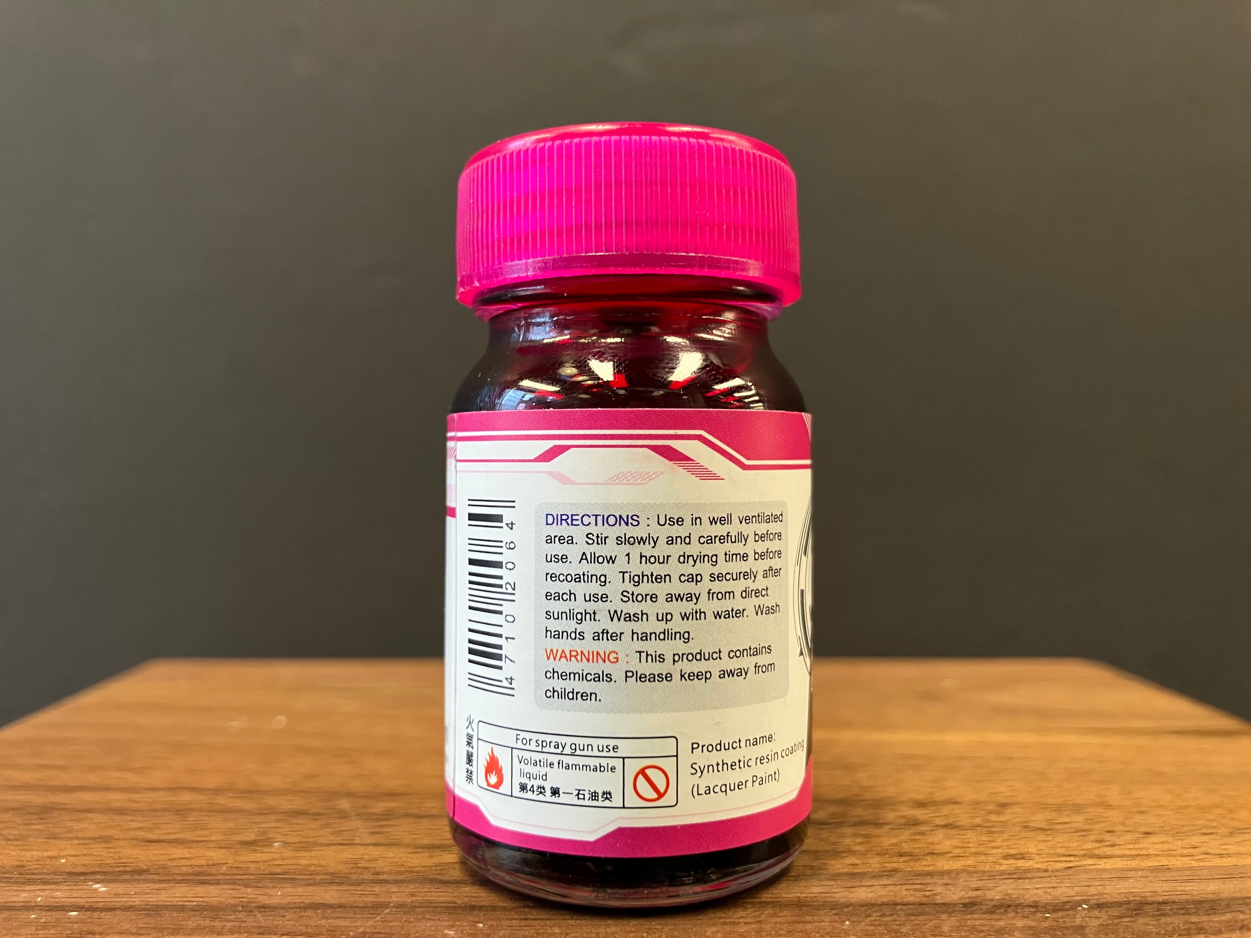 Clear Color: Clear Pink 透明桃紅色 CL-06 (20 ml)