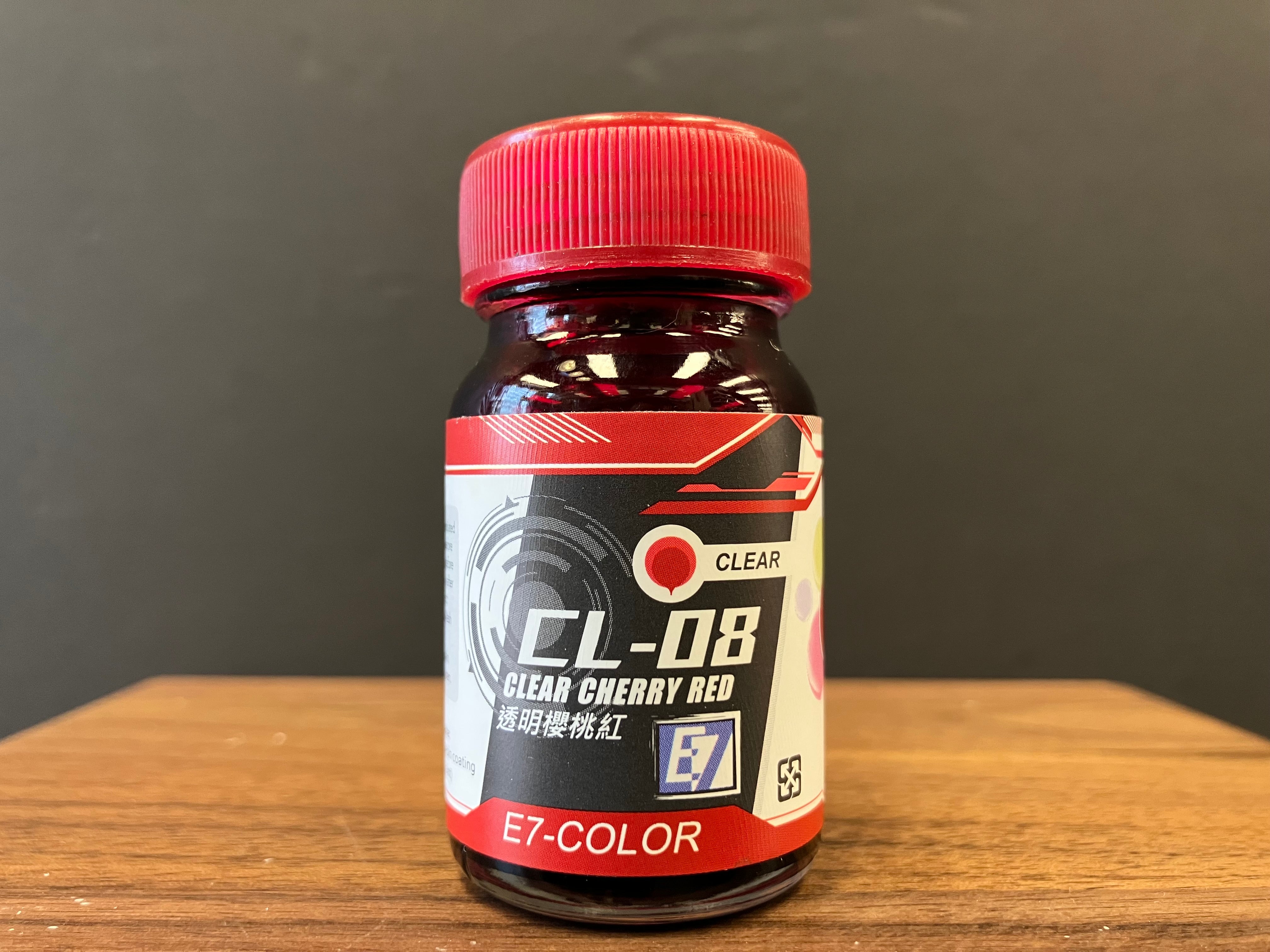 Clear Color: Clear Cherry Red 透明櫻桃紅色 CL-08 (20 ml)