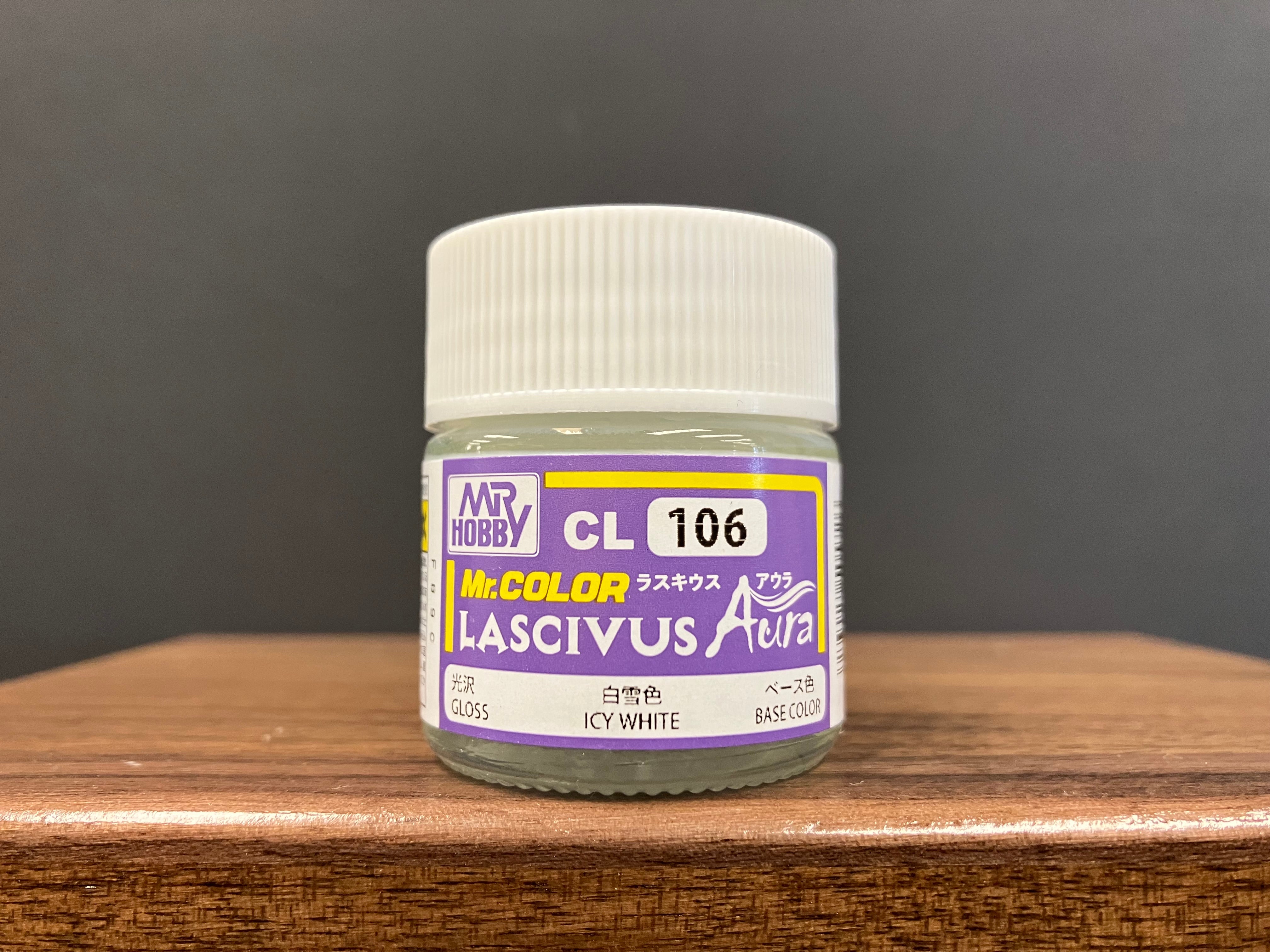 Gloss Icy White - Base Color CL106 光澤: 冰白色 (白雪色) - 底色